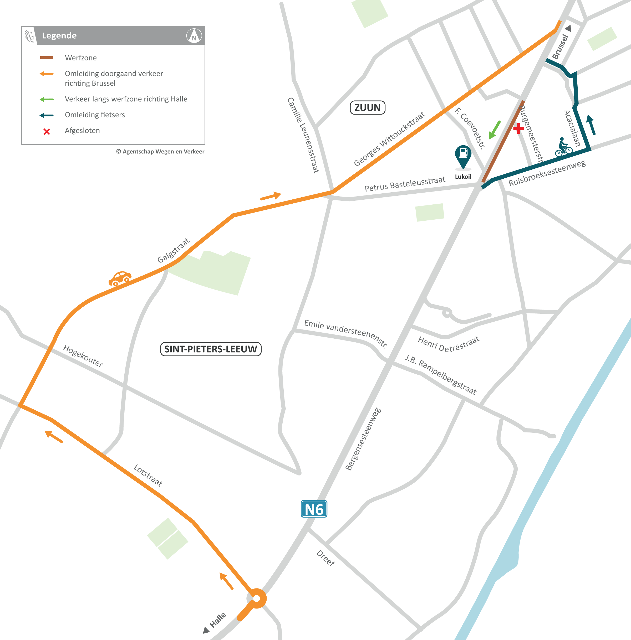 2024-02-09_AWV_BA_N6-ST-PIETERSLEEUW_omleidingskaart-richting-Brussel