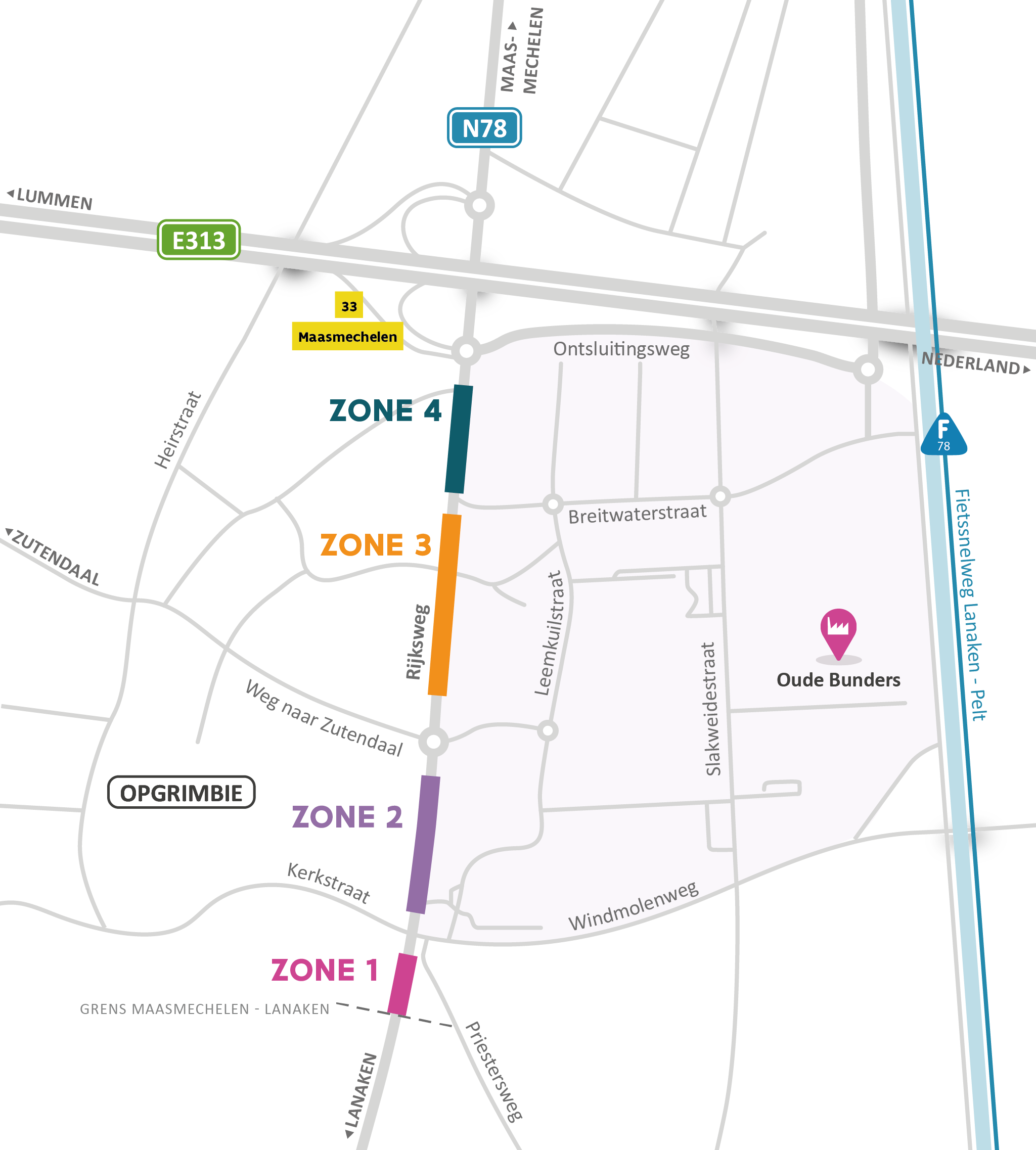 N78 Maasmechelen - faseringsplan