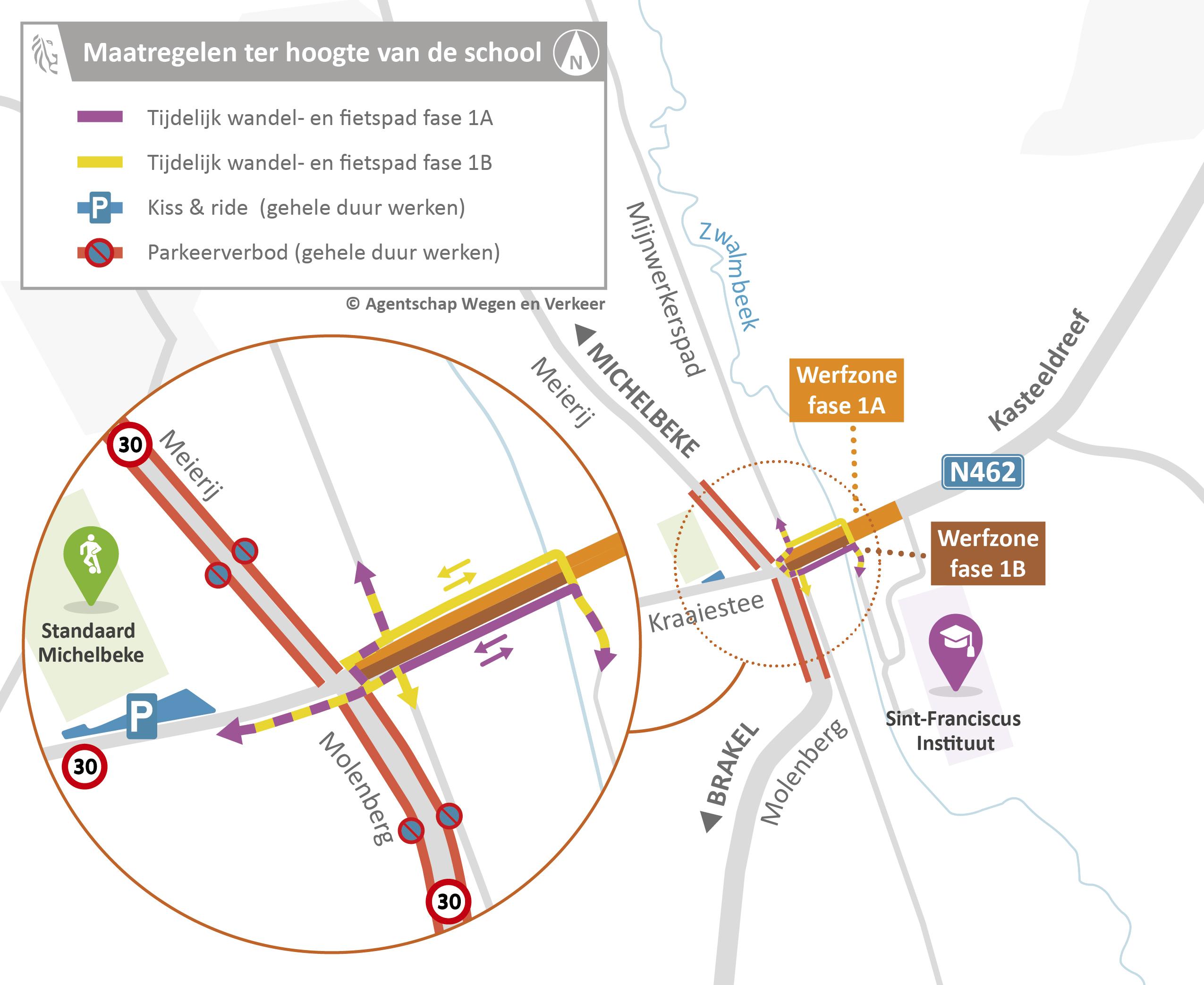 Bereikbaarheid van de scholen