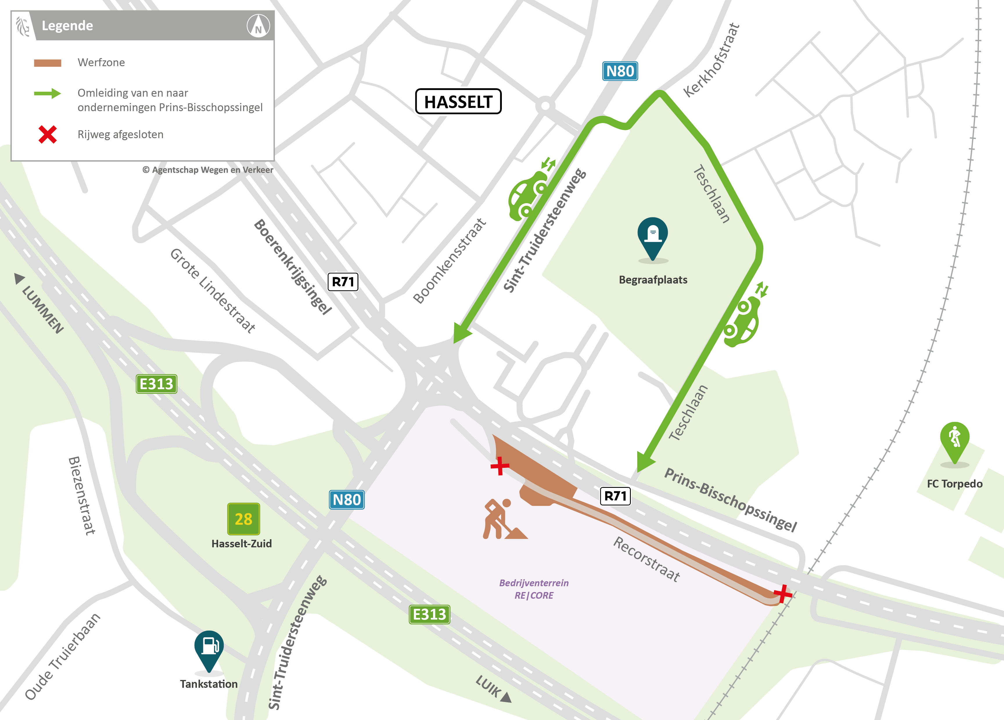 R71 x N80 - omleidingsplan 