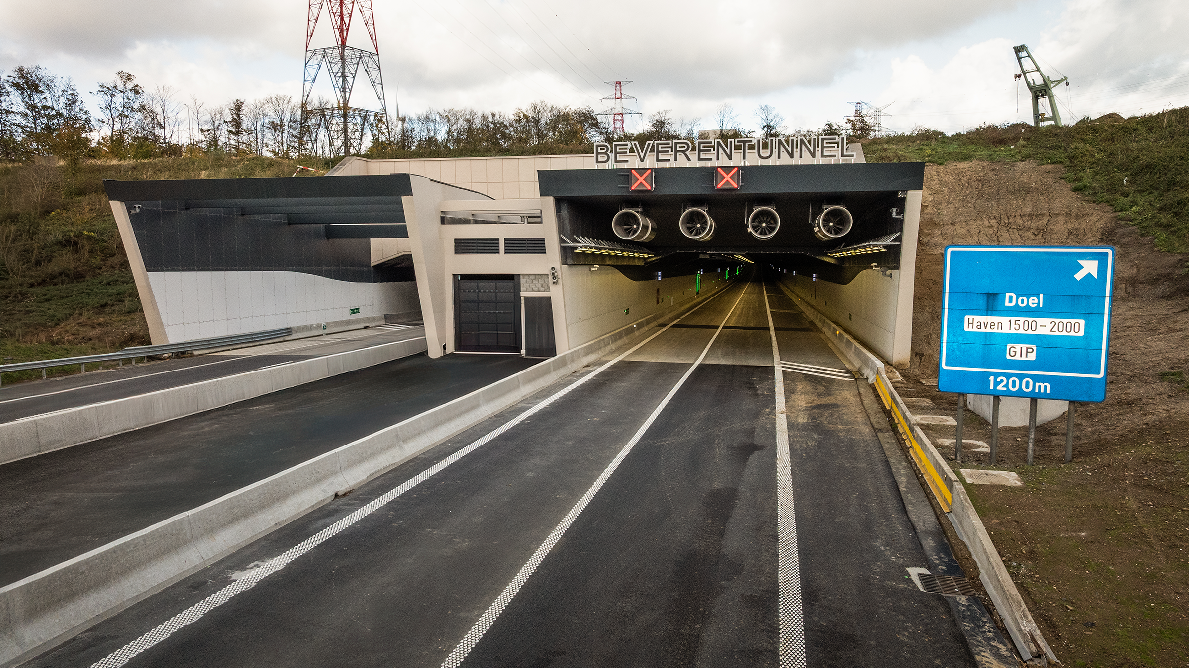Beverentunnel - vernieuwde tunnelkoker