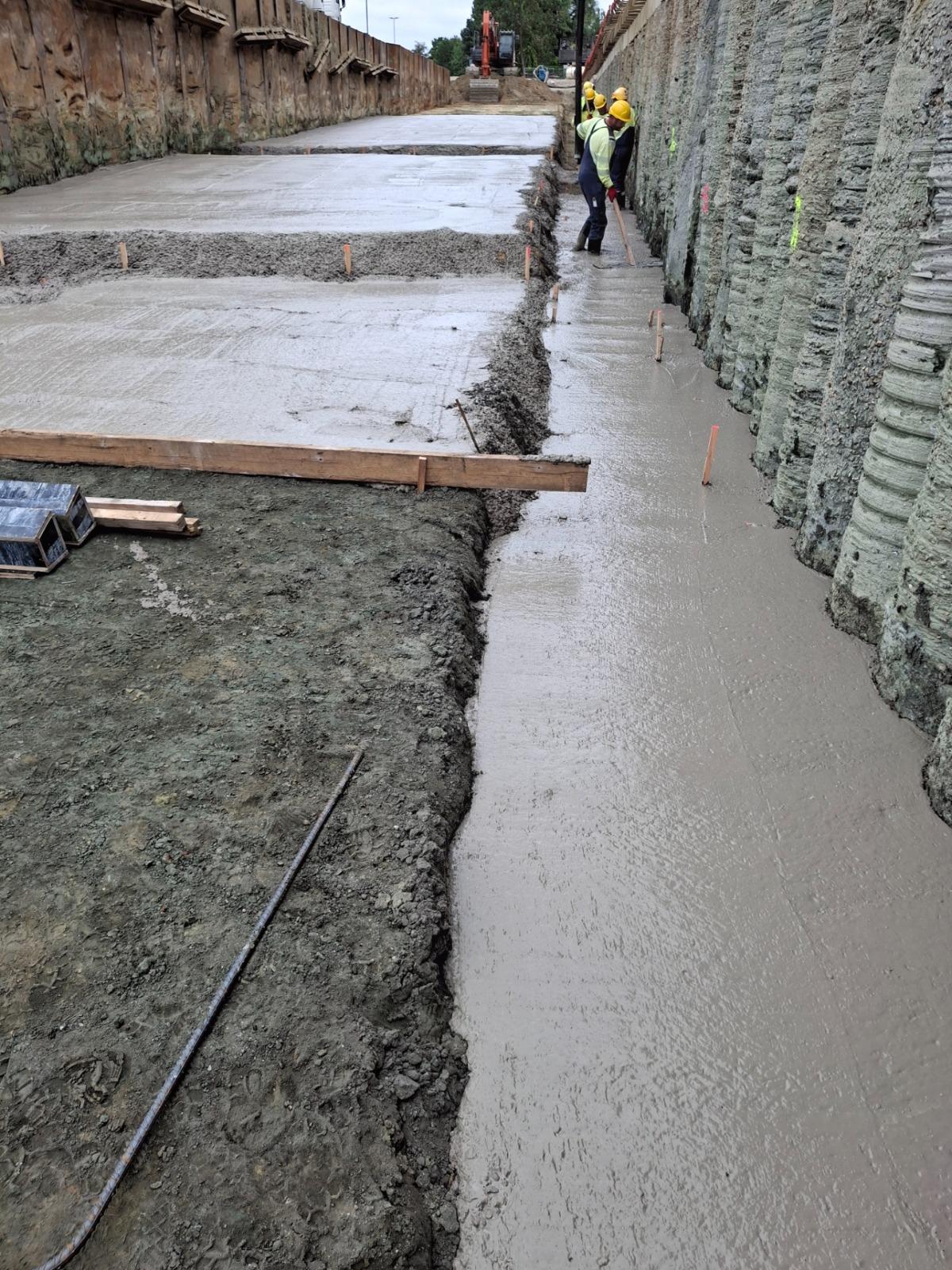 Bouw fietstunnel onder N171 aan kant Rubensstraat