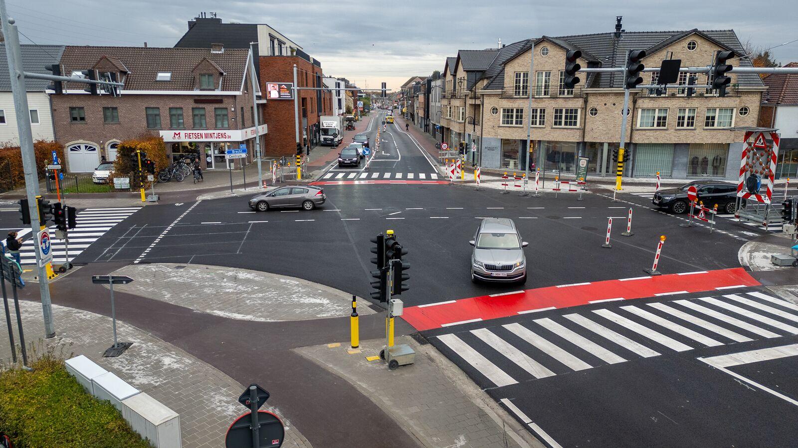 Kruispunt N115 x N117 Brecht - herinrichting-1