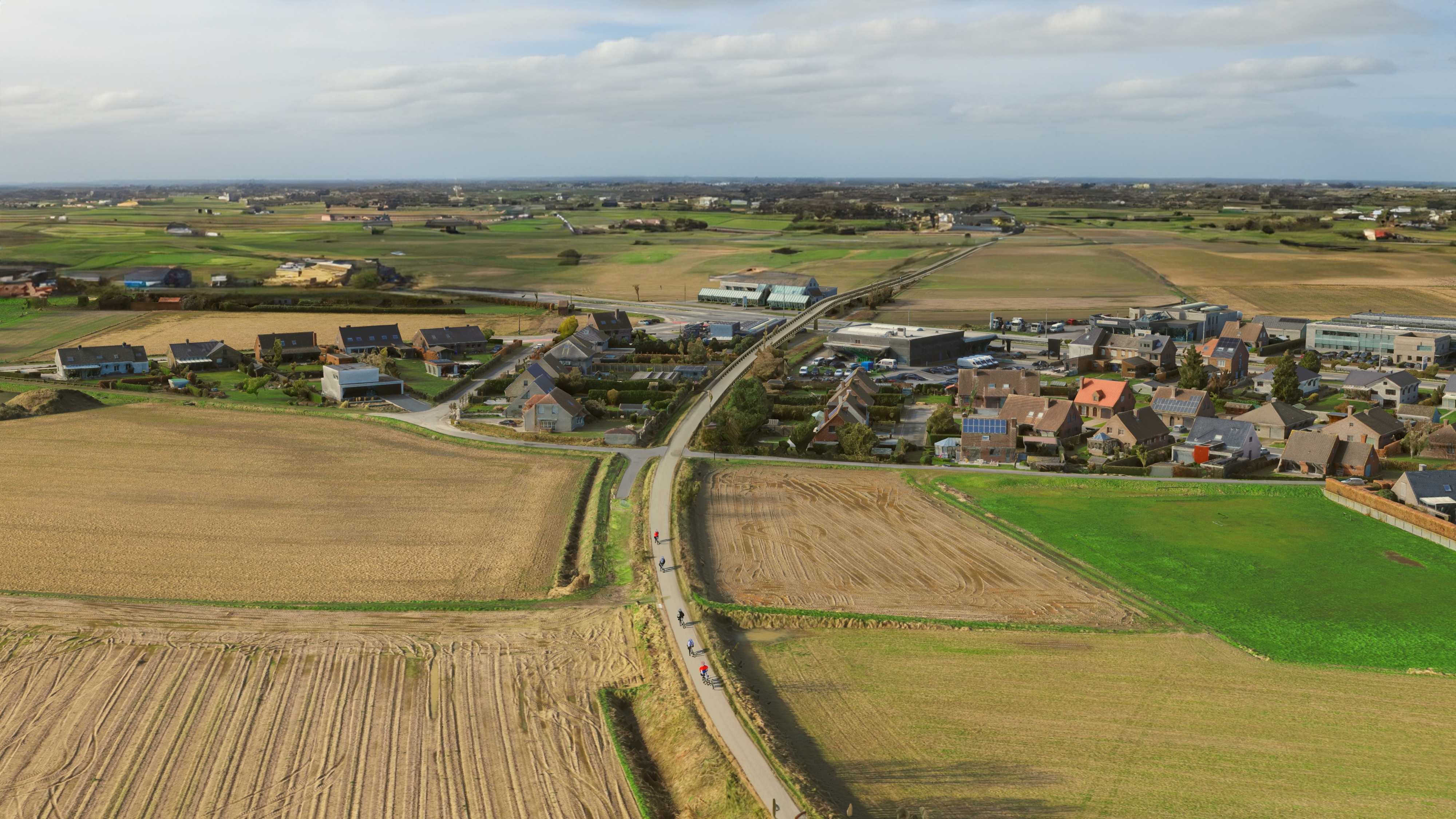 Toekomstige fietsbrug Oudenaarde