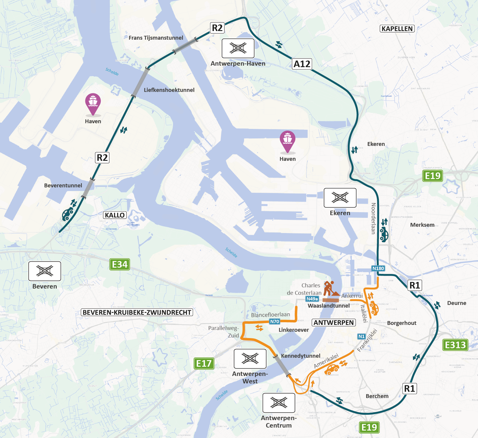 N49a/WAA - Omleidingsplan algemeen