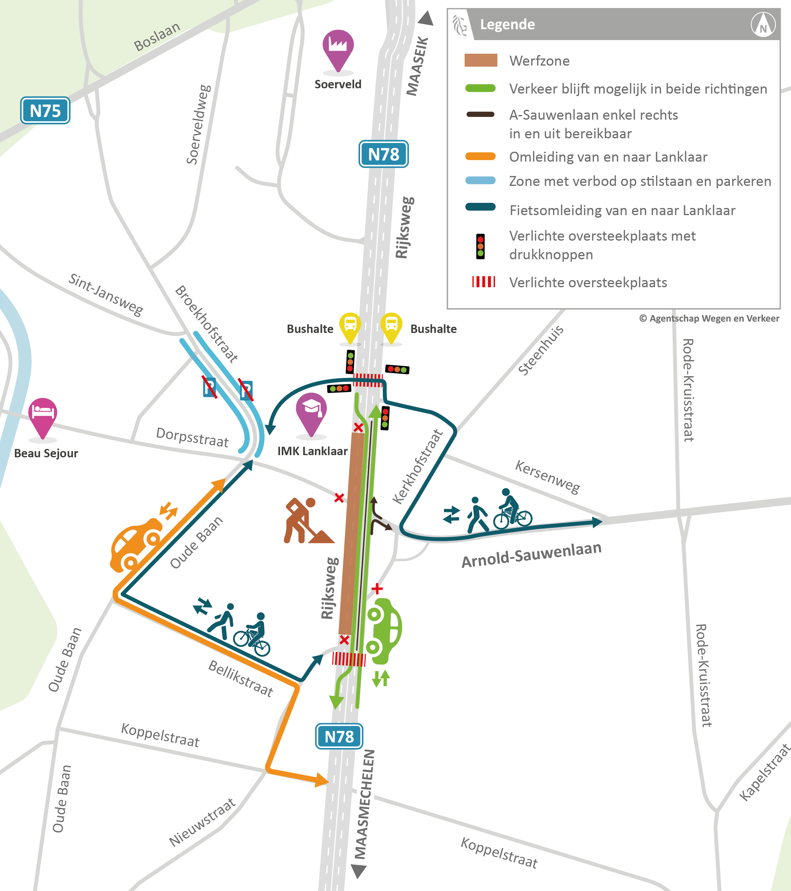 Plaatselijk verkeer Lanklaar