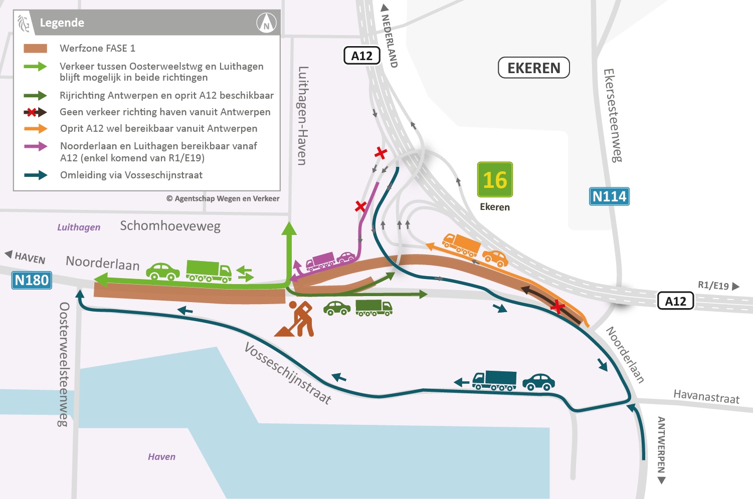SO havenwegen Noorderlaan - Ekeren