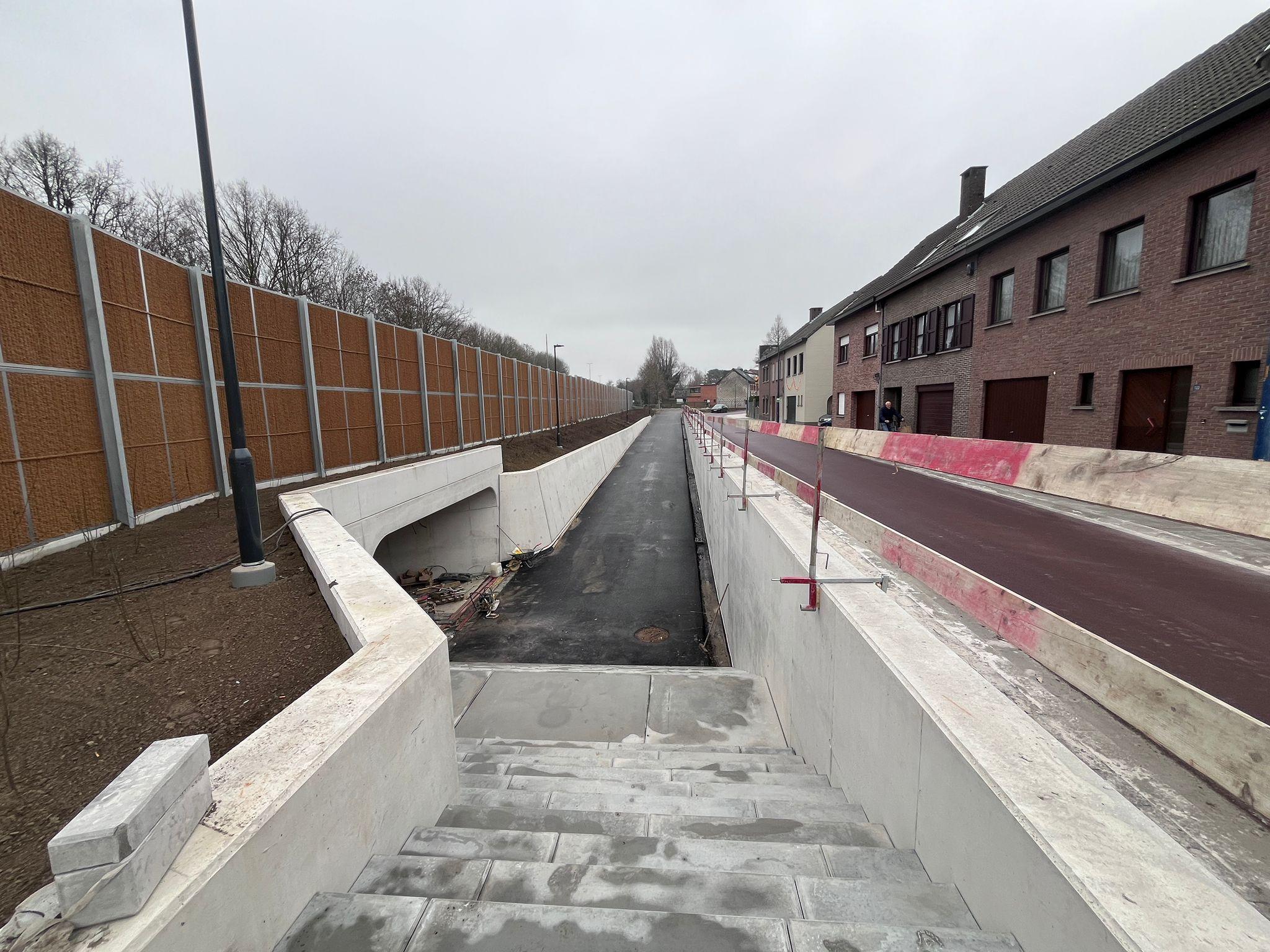 Fietstunnel kant Rubensstraat