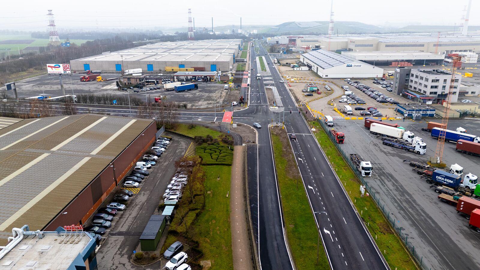 Herinrichting kruispunt Antwerpsebaan (N180) x Laageind (N111) Stabroek-6