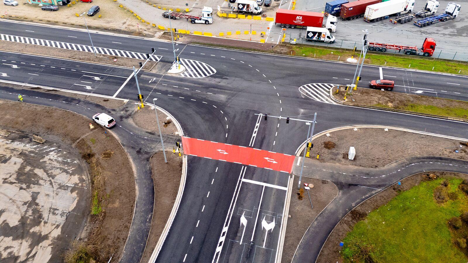 Herinrichting kruispunt Antwerpsebaan (N180) x Laageind (N111) Stabroek-7