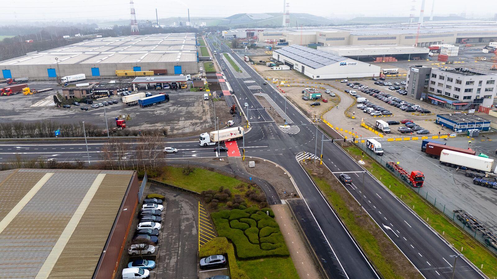 Herinrichting kruispunt Antwerpsebaan (N180) x Laageind (N111) Stabroek-9