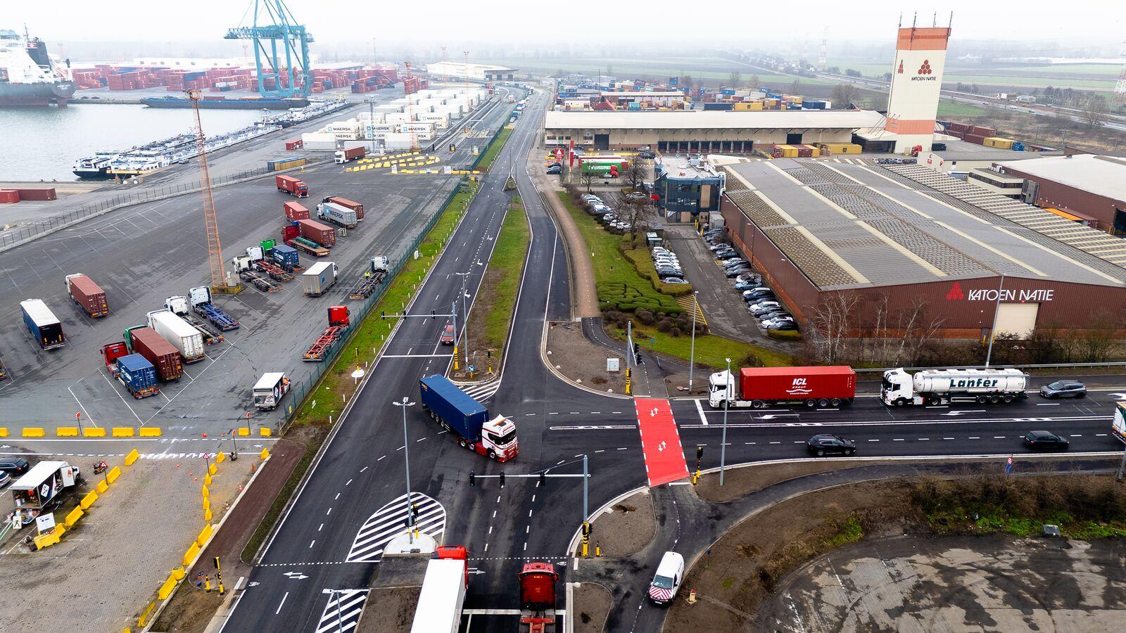 Herinrichting kruispunt Antwerpsebaan (N180) x Laageind (N111) Stabroek-4