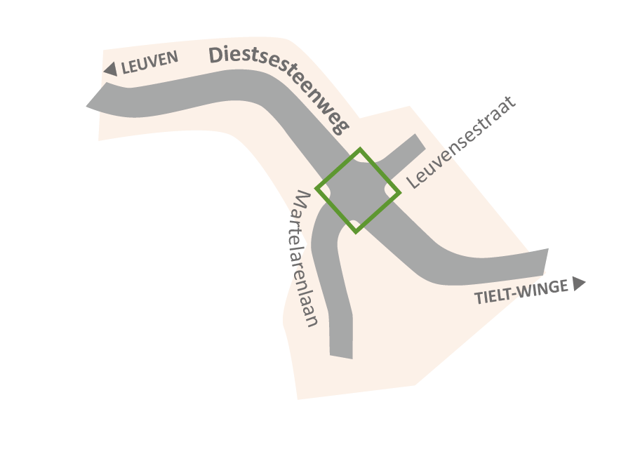 N2 Kessel-Lo: toekomstige situatie