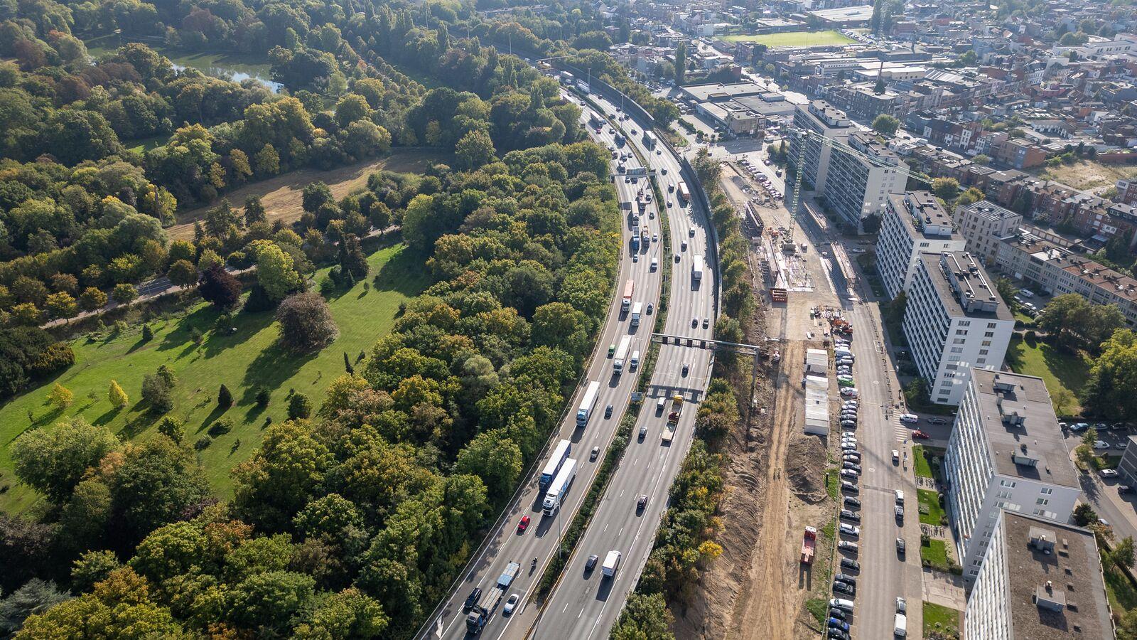 E313 bruggen - luchtfoto