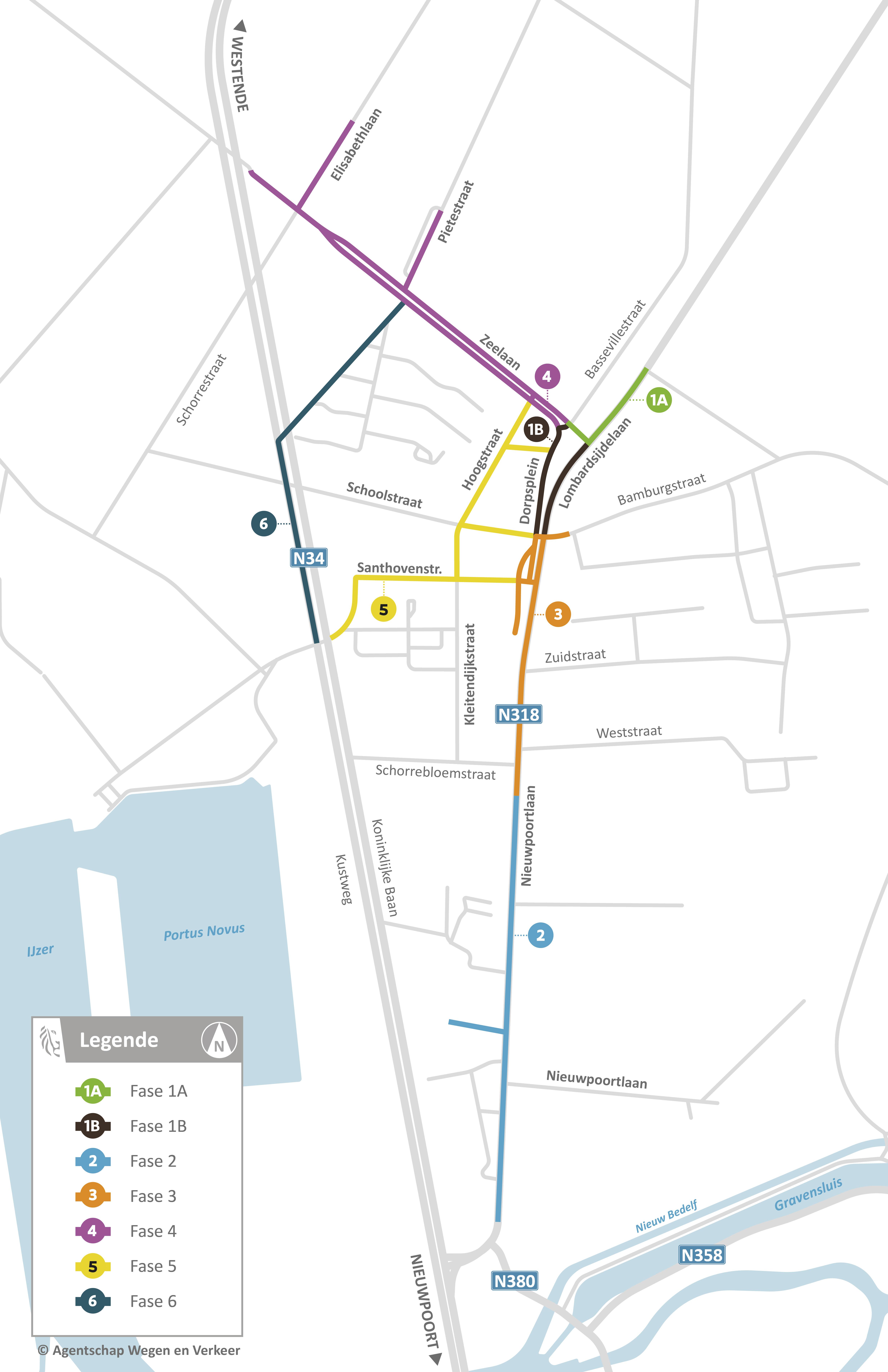 Faseringskaart Lombardsijde