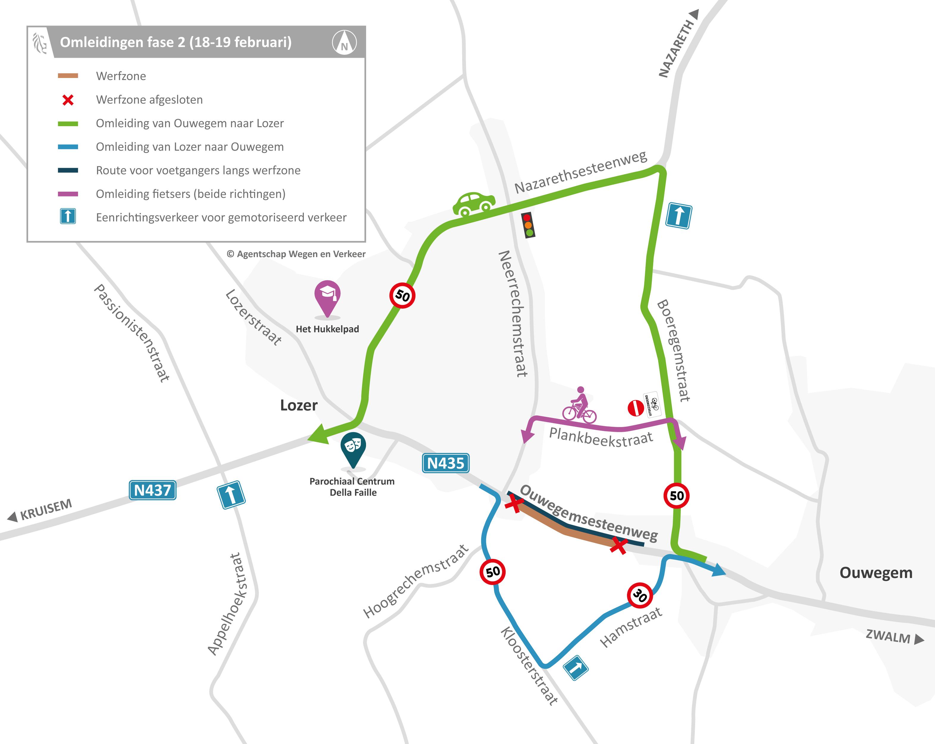 Omleidingskaart fase 2 N435