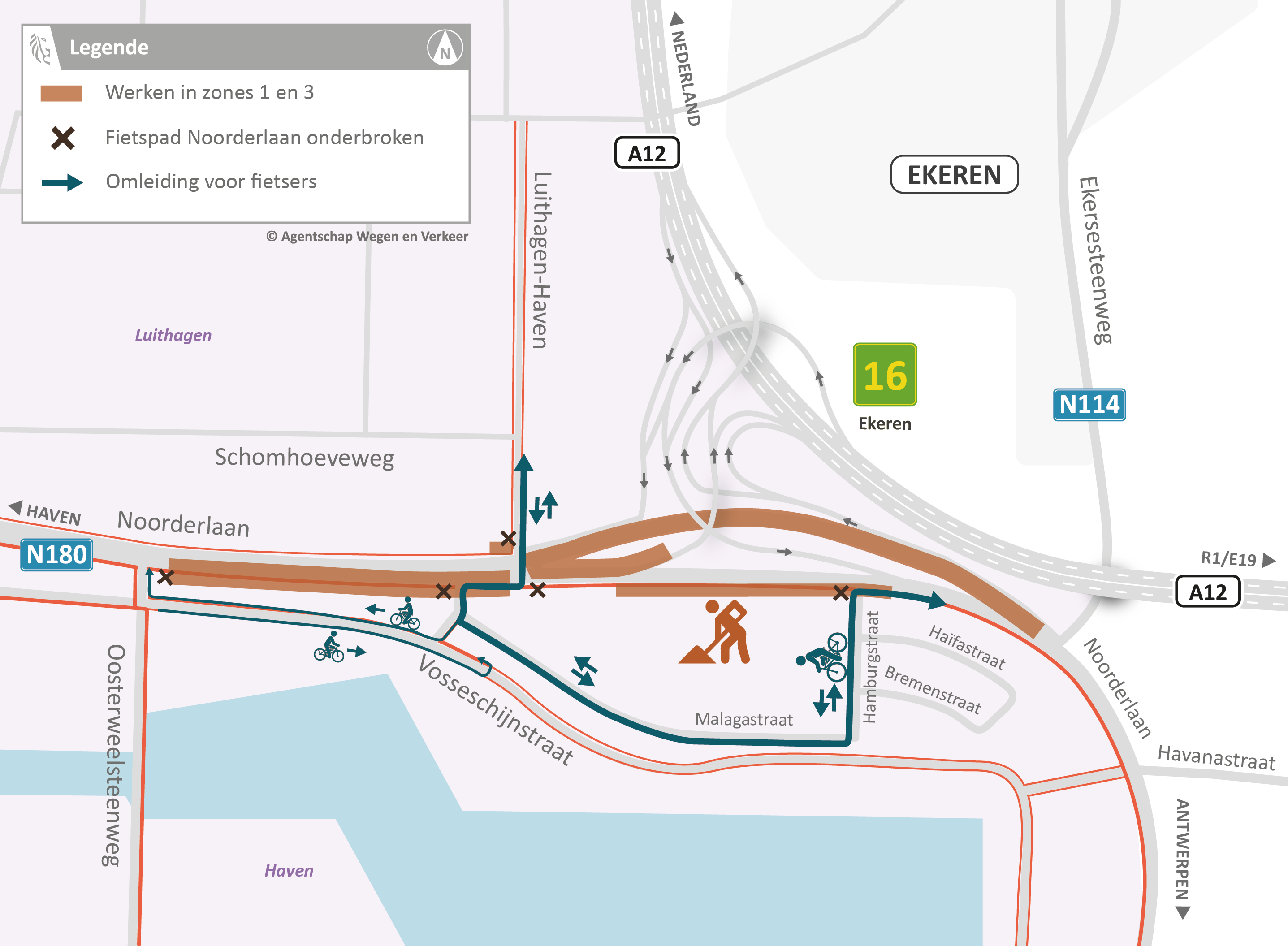 Fietsomleiding vanaf 23 februari 