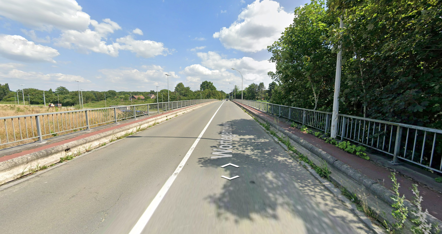 Afbeelding huidige brug Wortegemsesteenweg