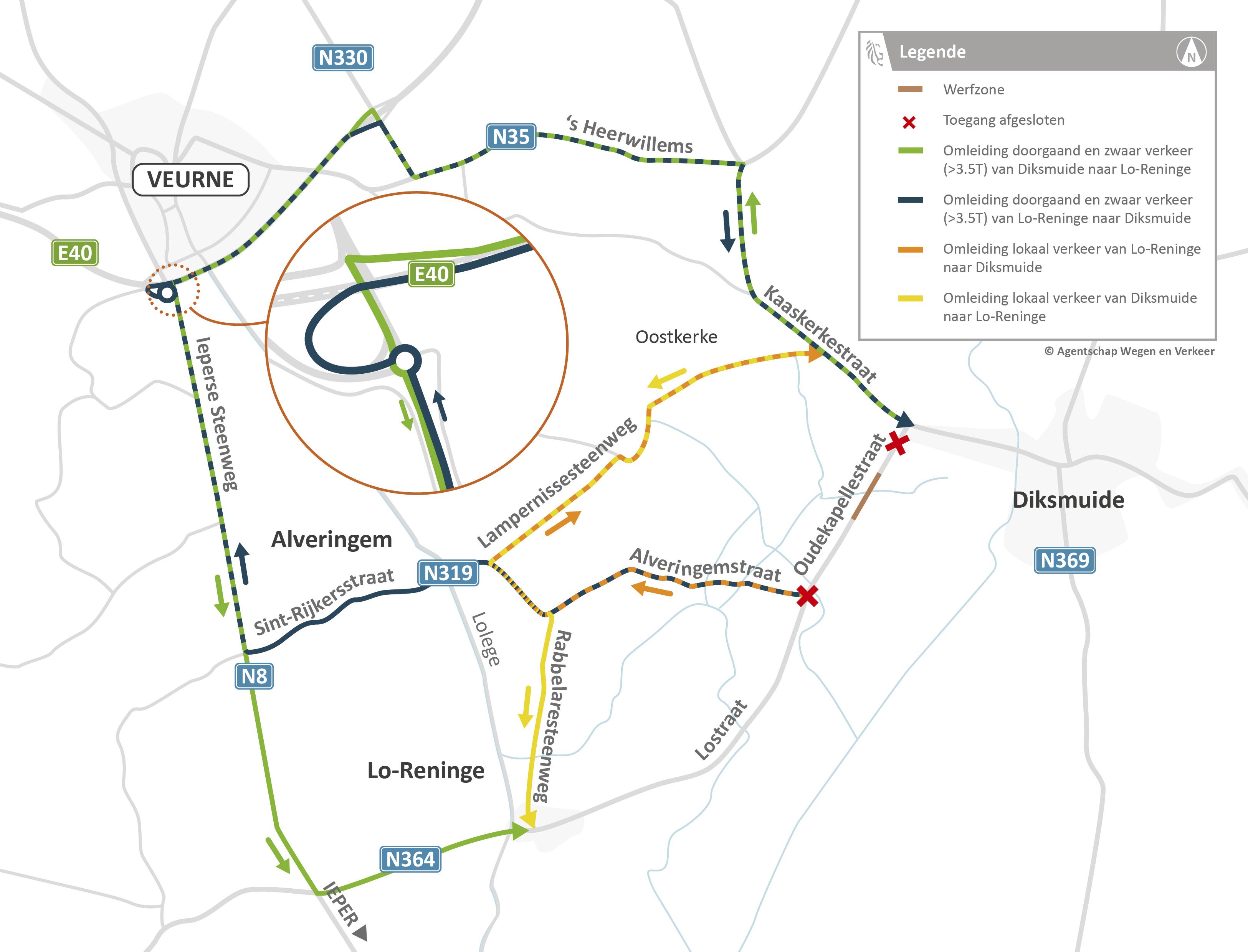 Omleidingskaart N364 