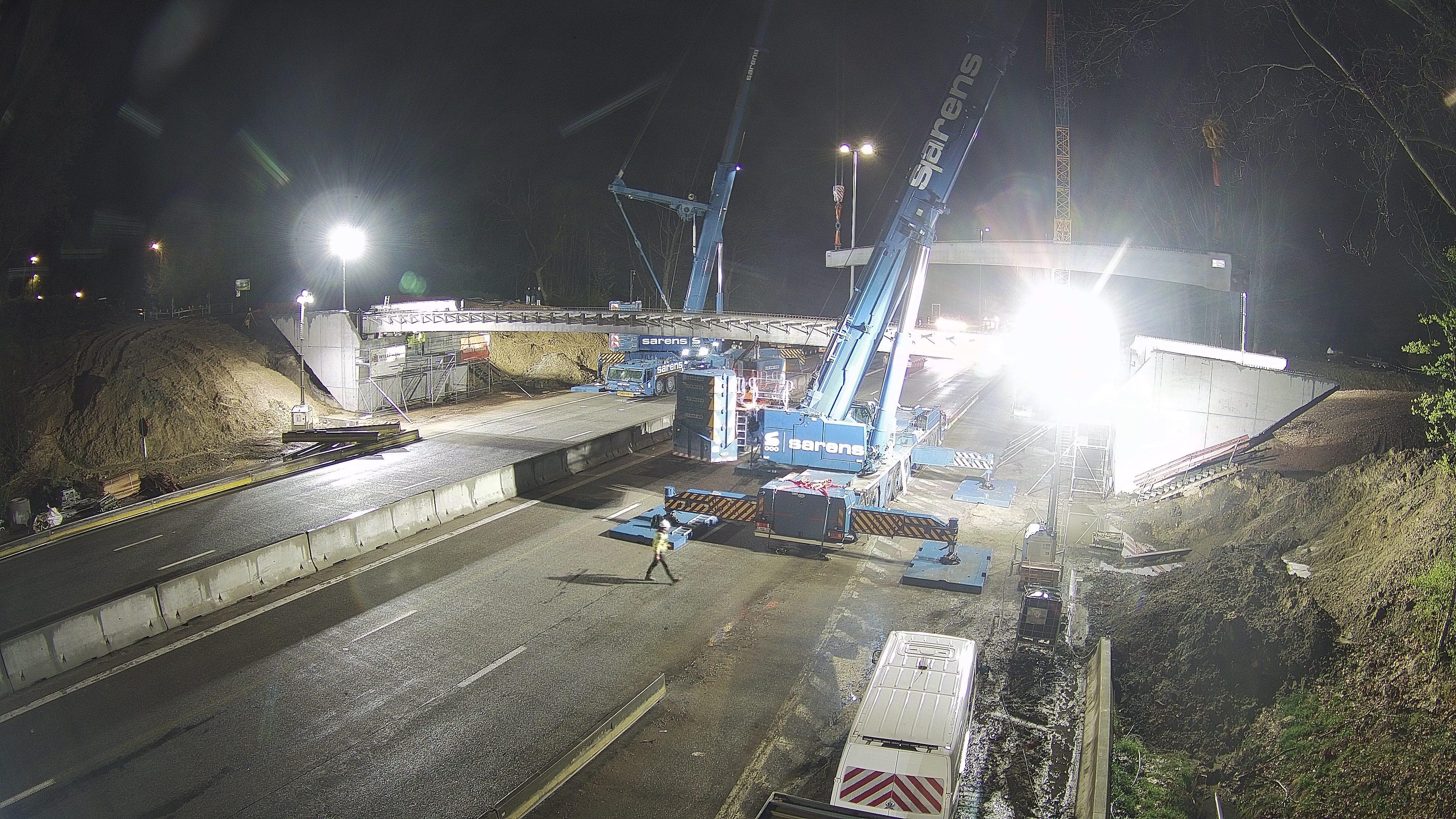 Plaatsing tweede ligger over E40