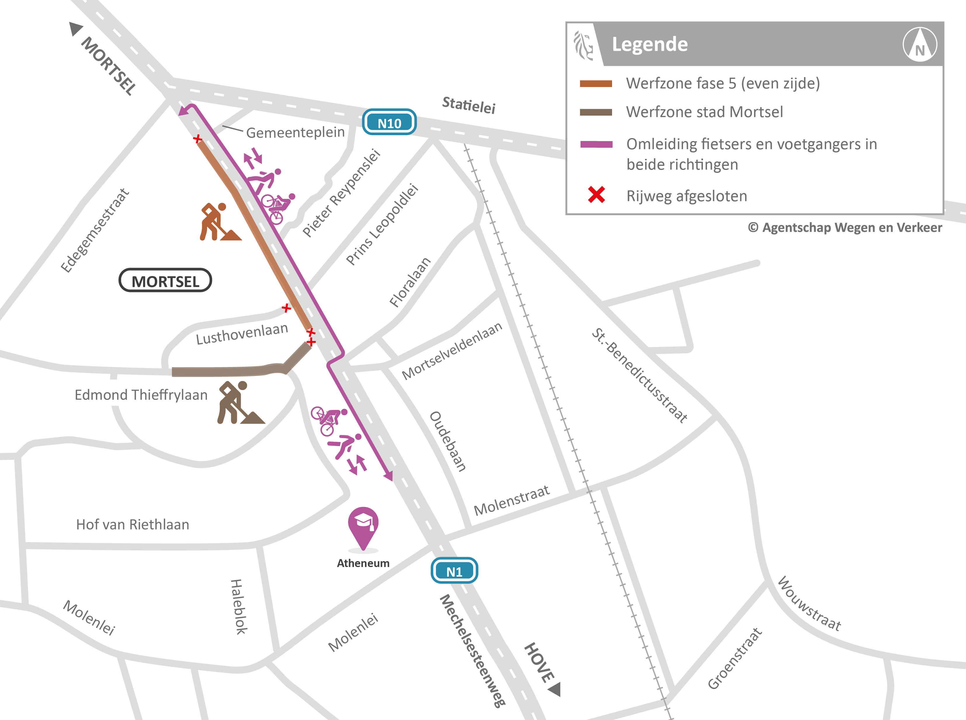 N1 Mortsel - omleidingsplan fietsers_Fase 5_2060316