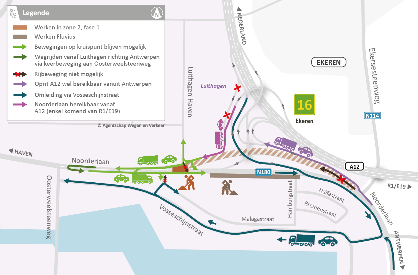 Werken zone 2 - fase 1