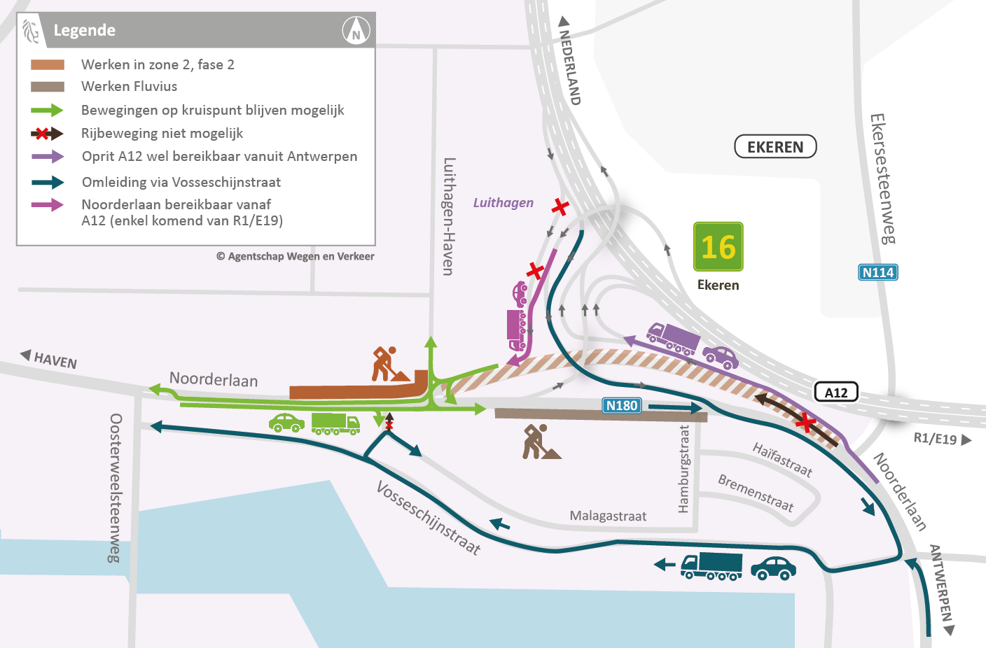 Werken zone 2 - fase 2
