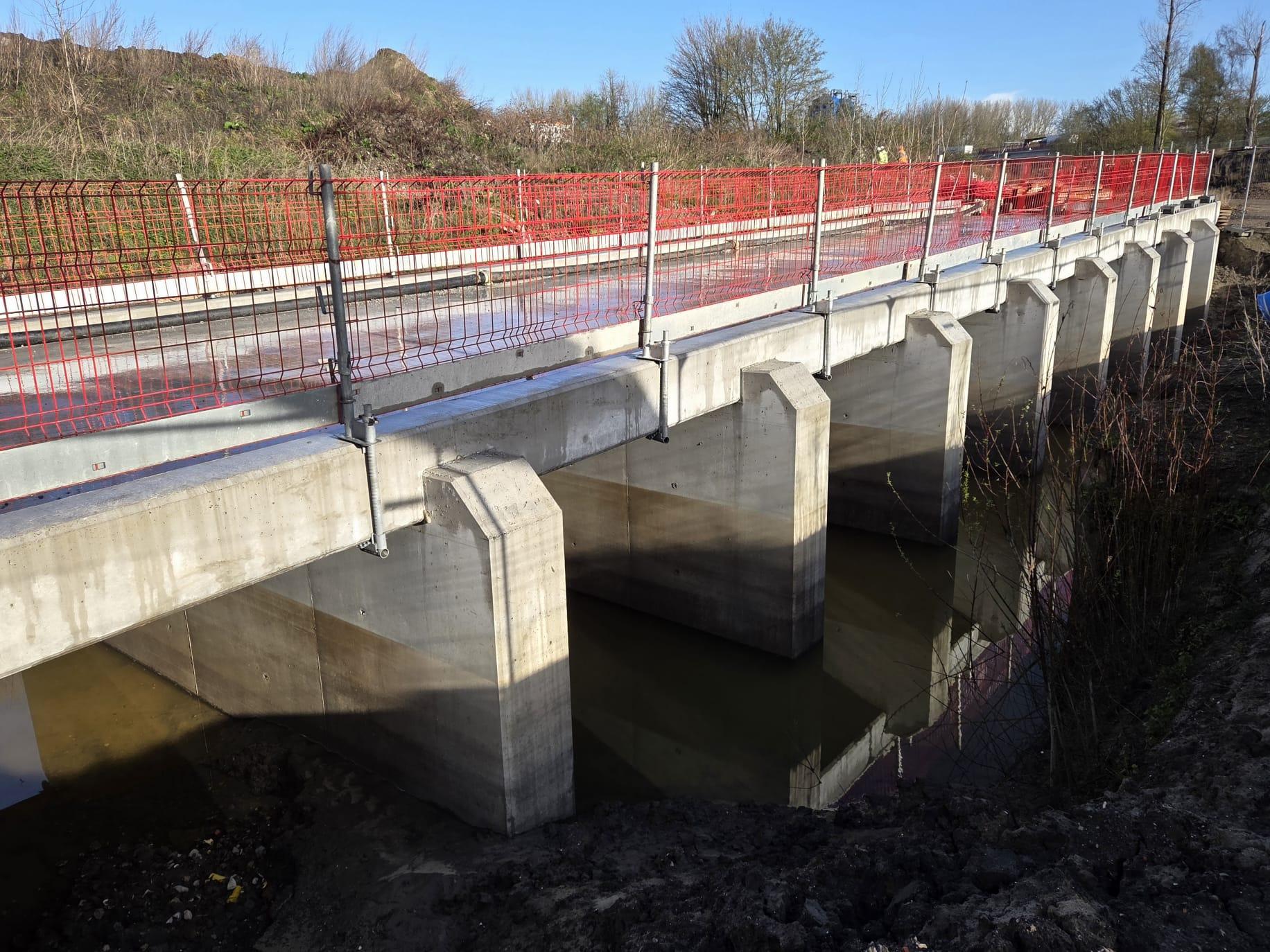 Werfsituatie aan de Mechelse Poort.