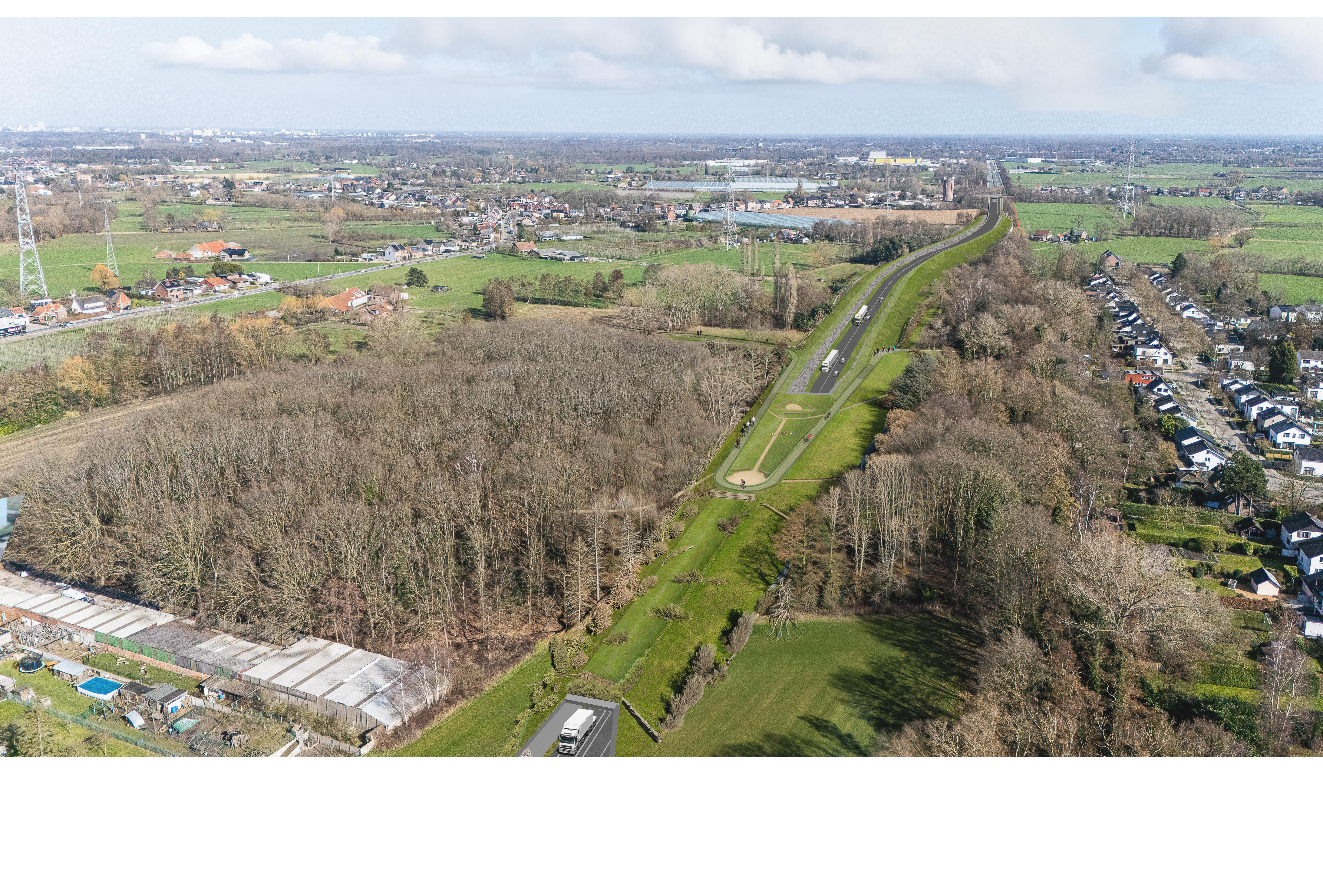 N171 visualisatie overkapping