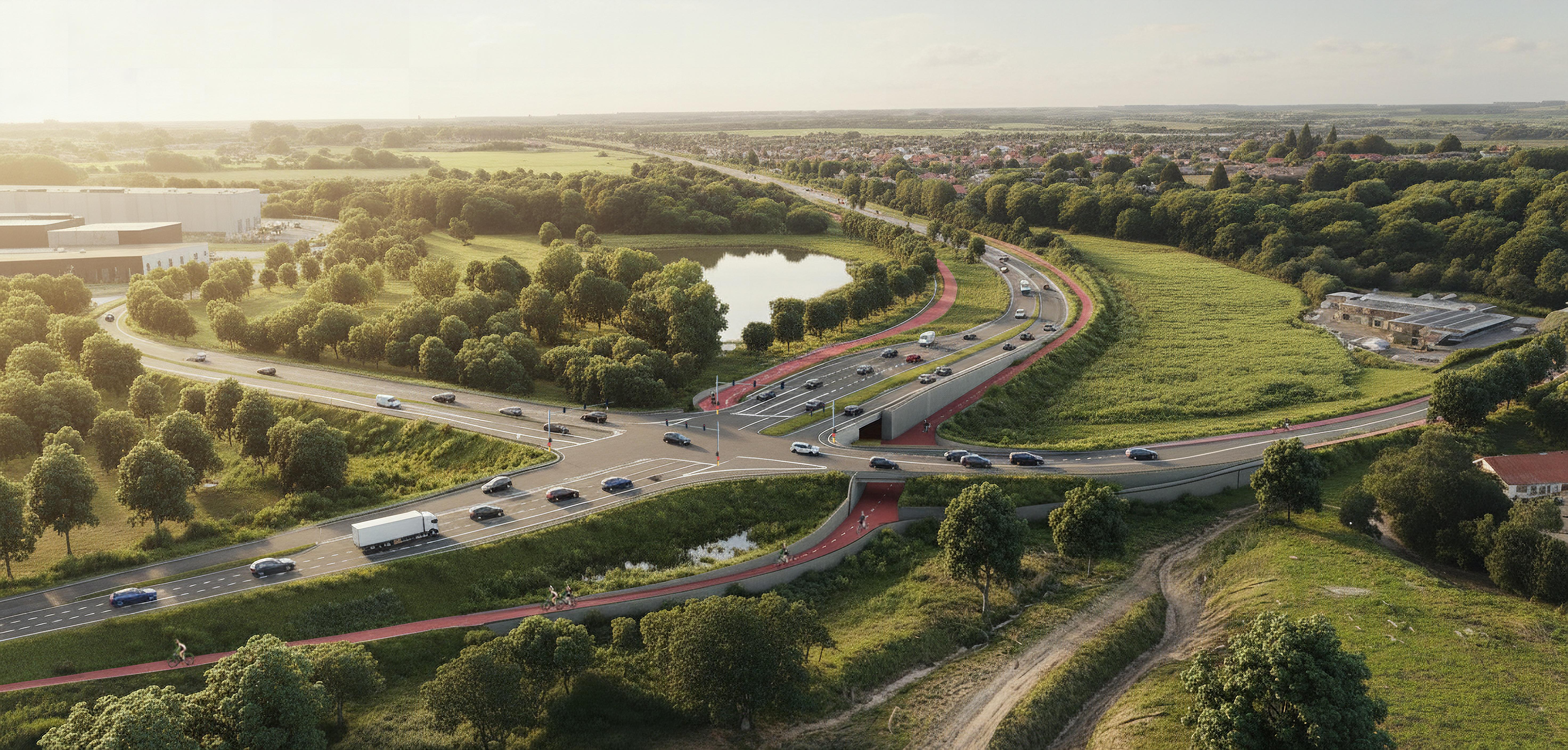 Toekomstbeeld - kruispunt Evolis