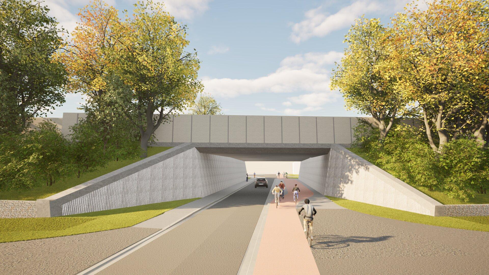 E313 Brug Ven Olen - Visualisatie nieuwe brug