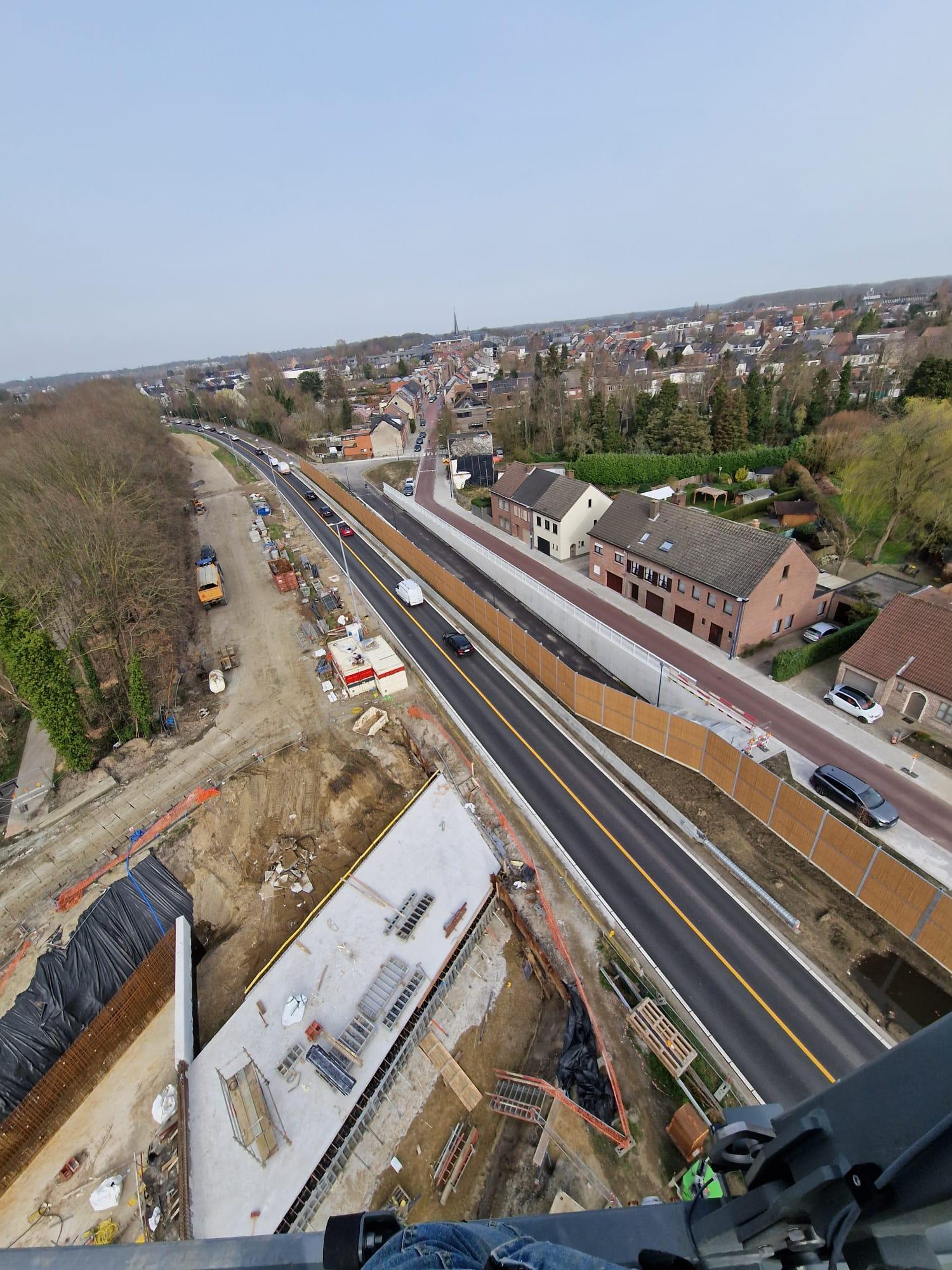 Bouw fietstunnel onder N171 aan kant Pierstraat