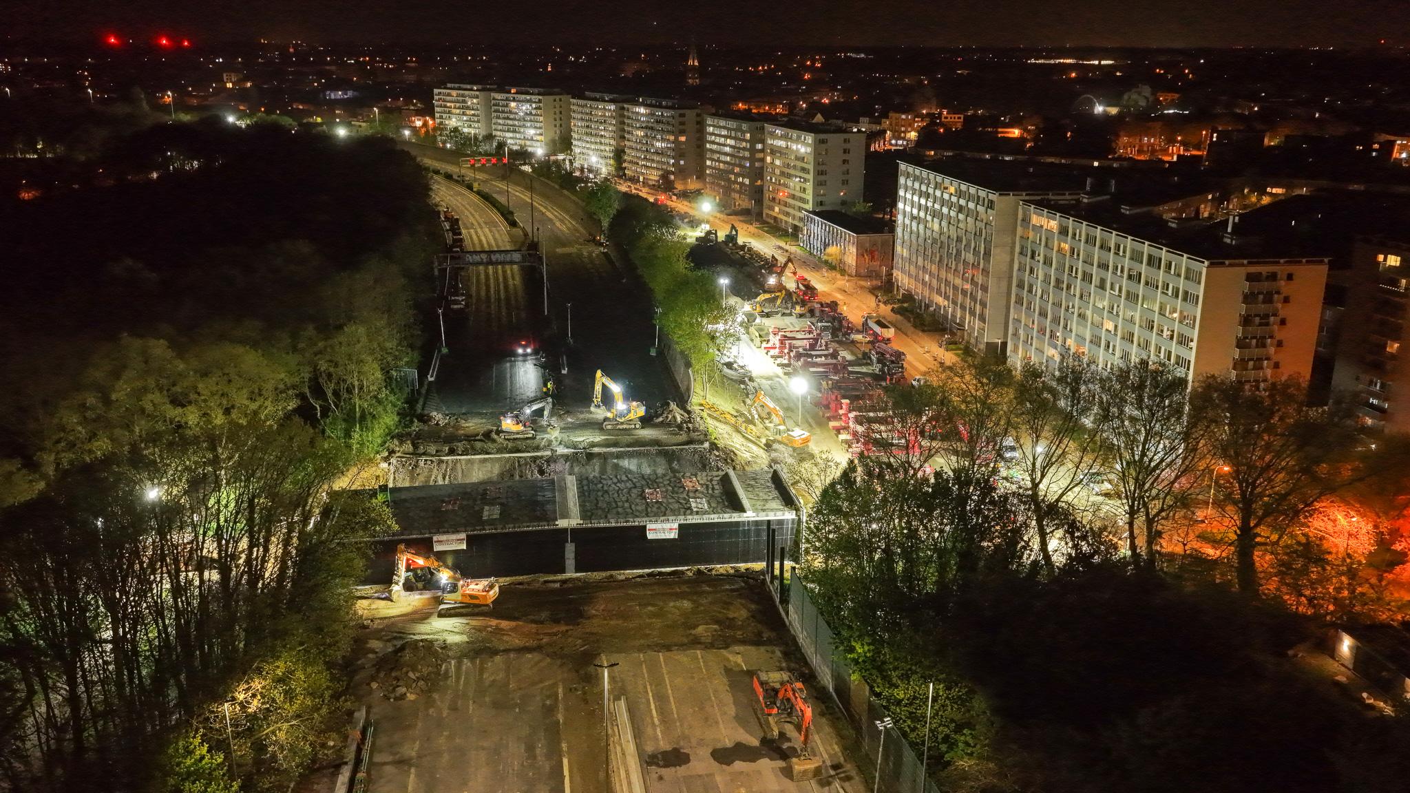 Bruggen E313_inrijden Cornelissenlaan 2