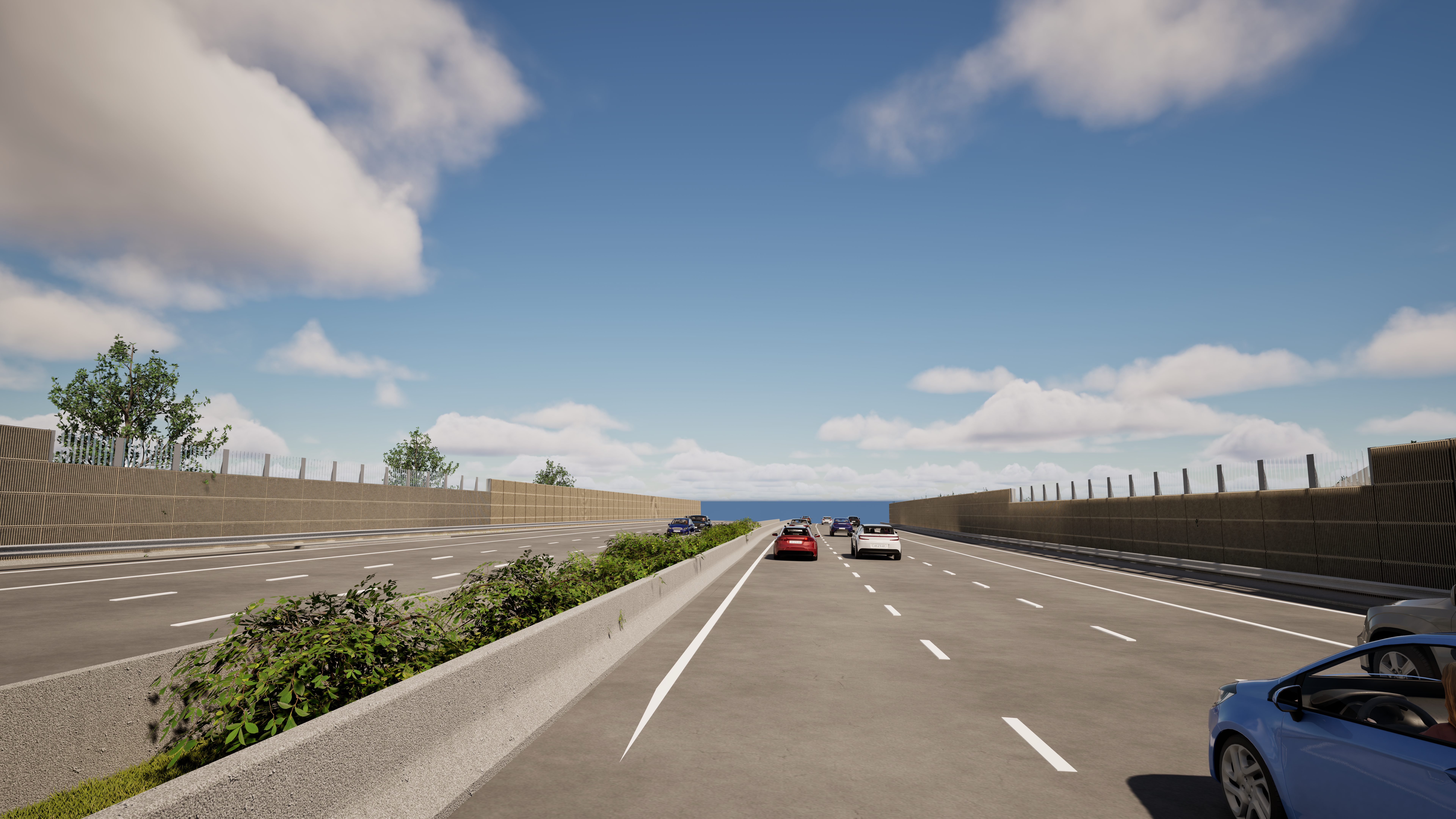 Toekomstbeeld op de brug (E40)  