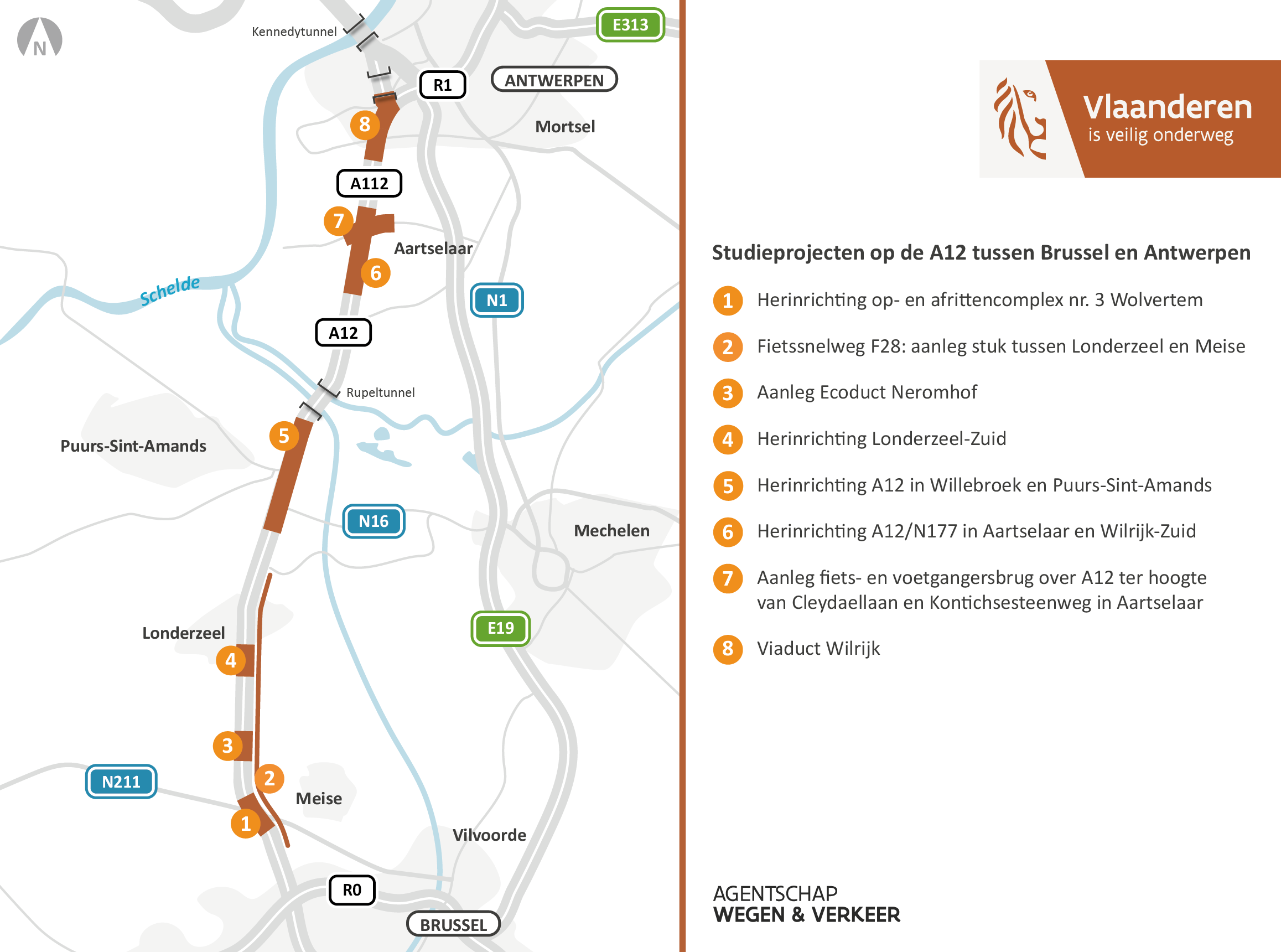 A12 - projecten overzicht 1-8