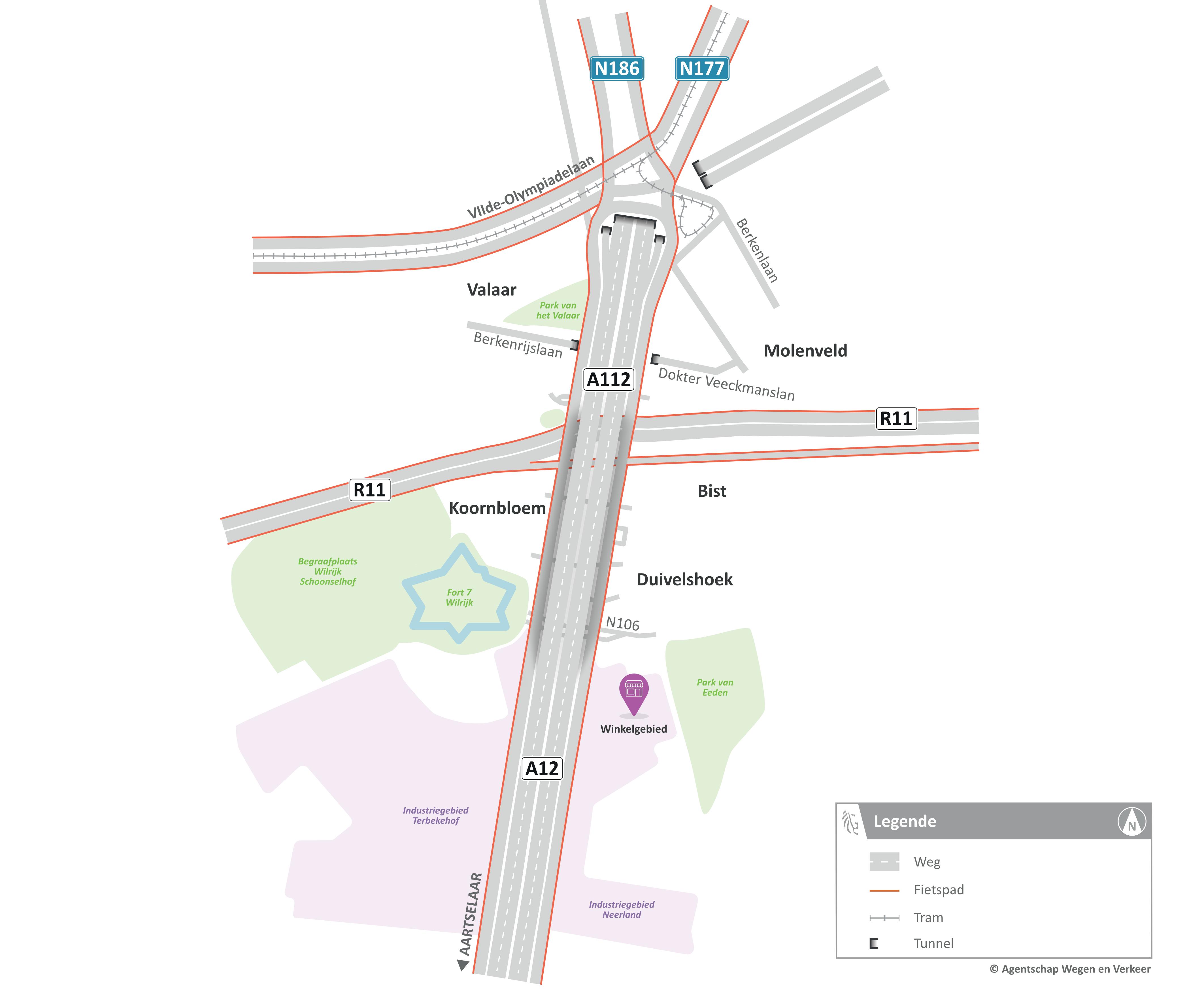 Projectgebied viaduct A12