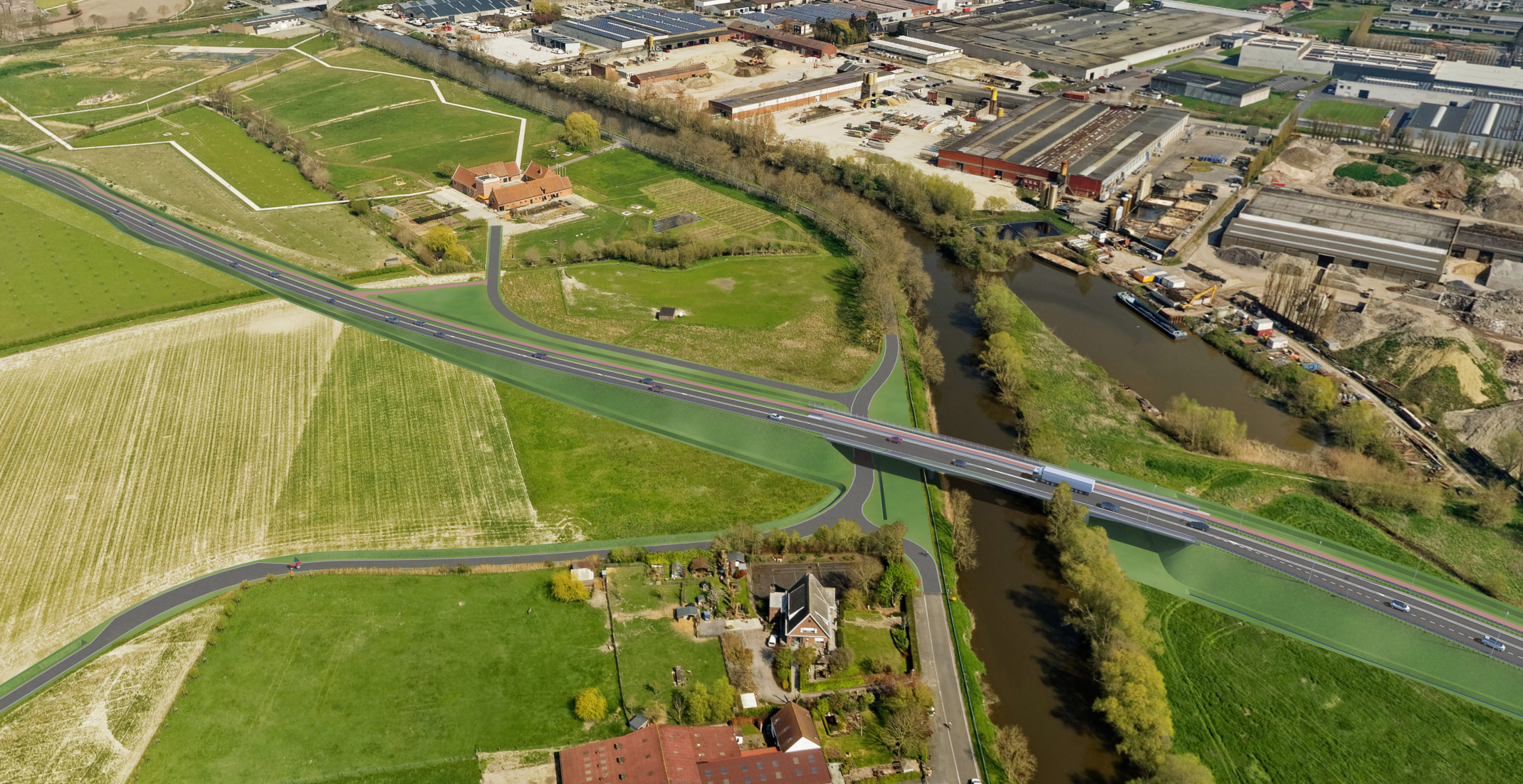 Toekomstbeeld brug over IJzer