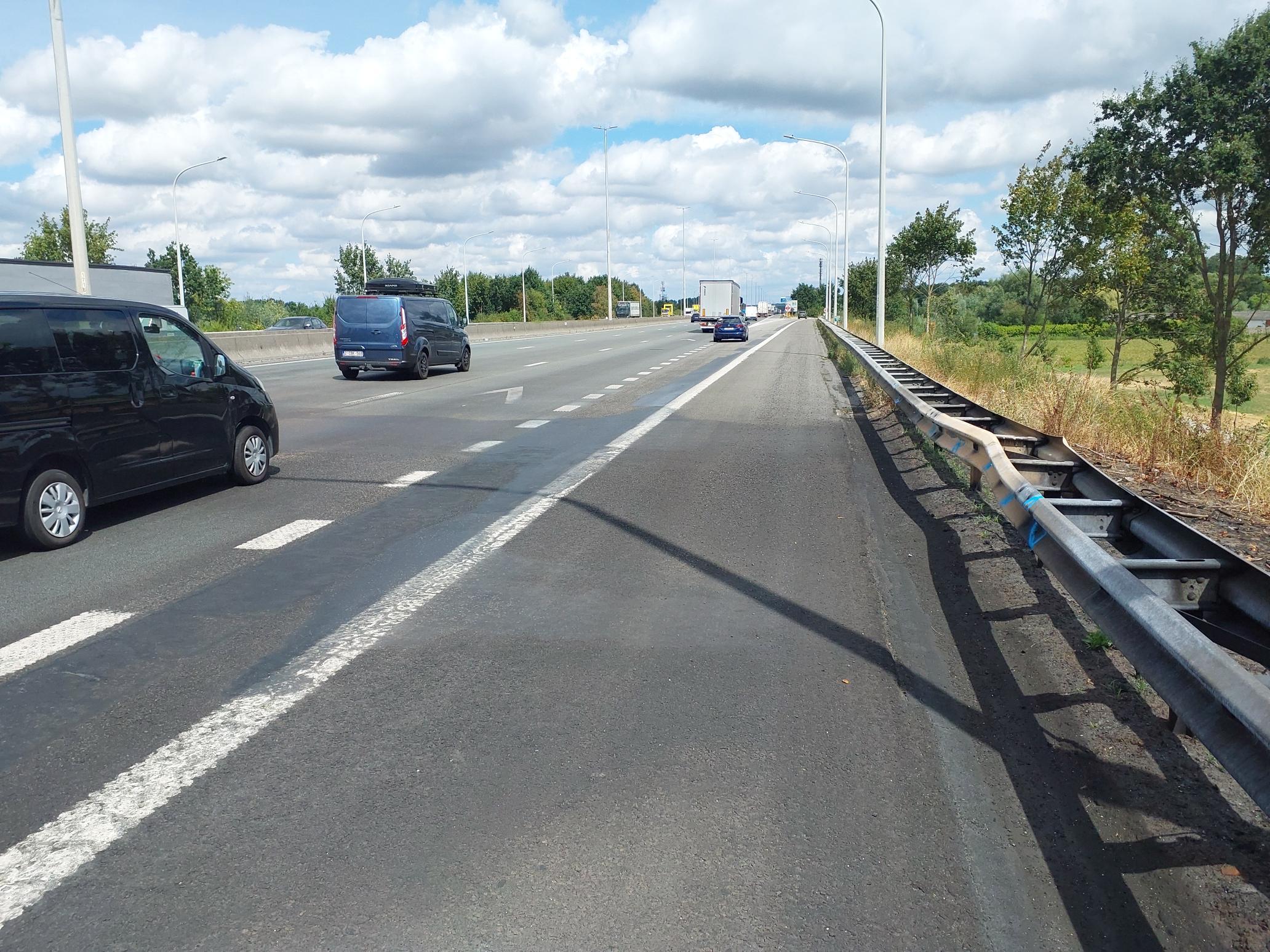 E17 Lokeren: brandschade in beeld