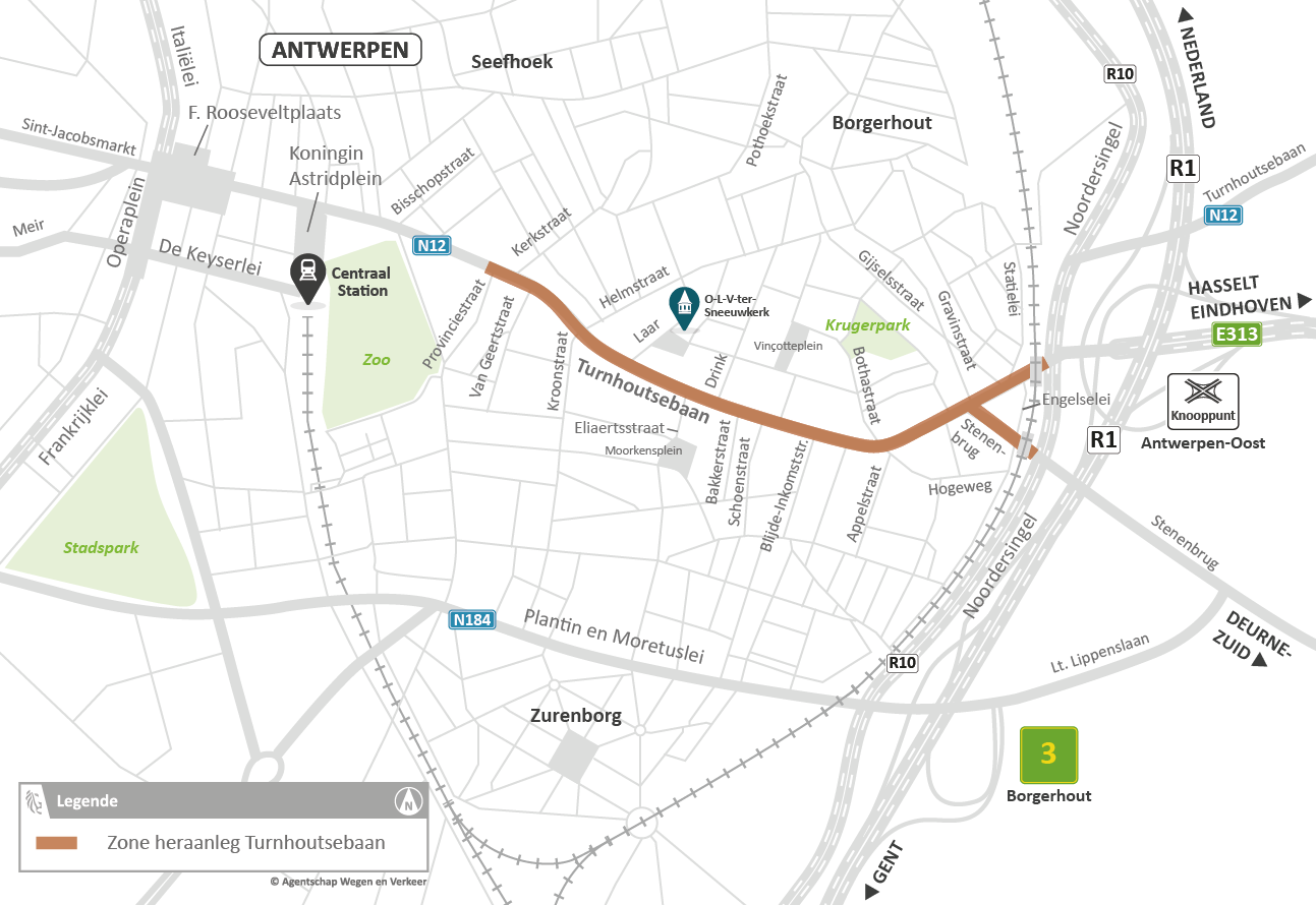 De Turnhoutsebaan transformeert situering