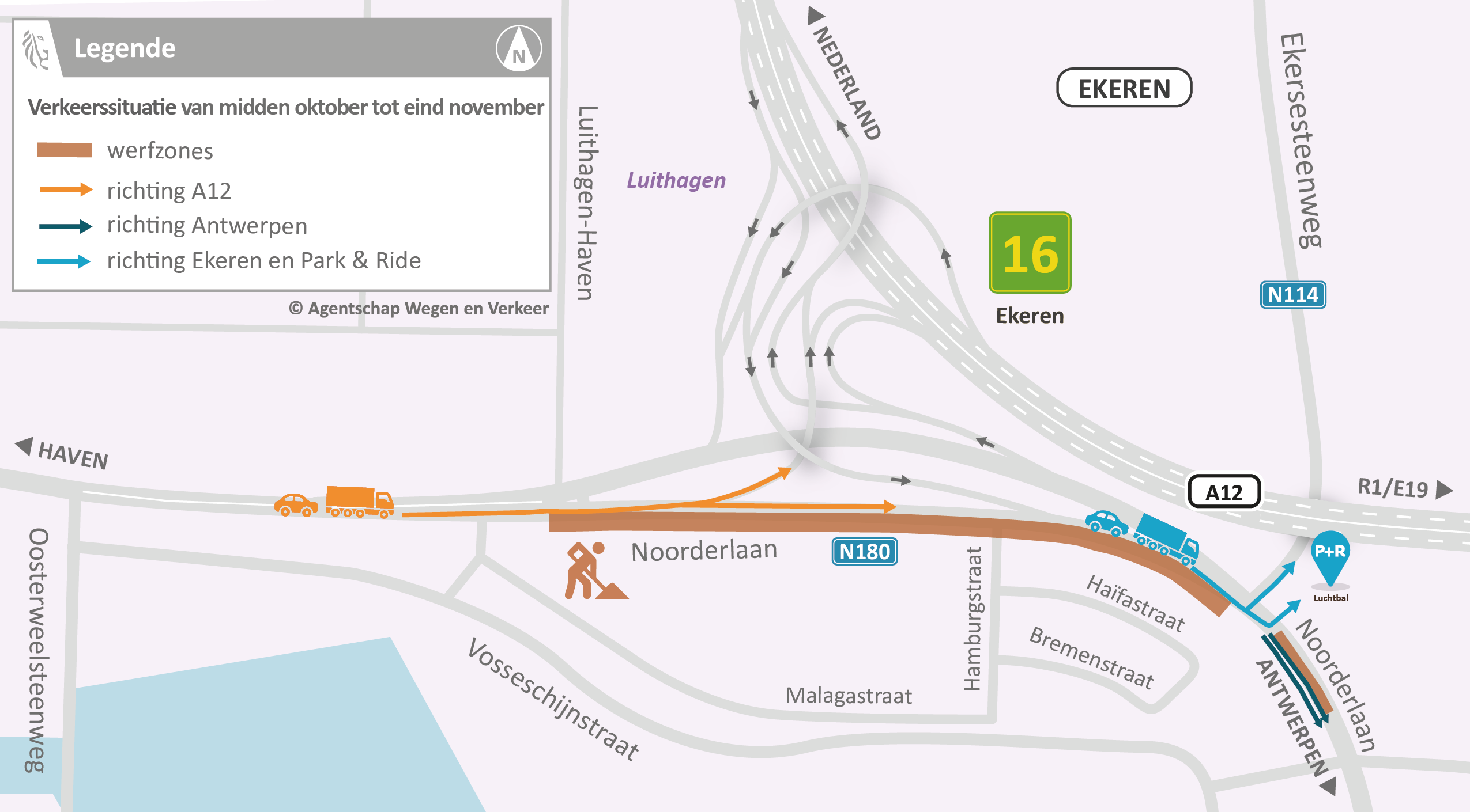 Verkeerssituatie midden oktober - eind november