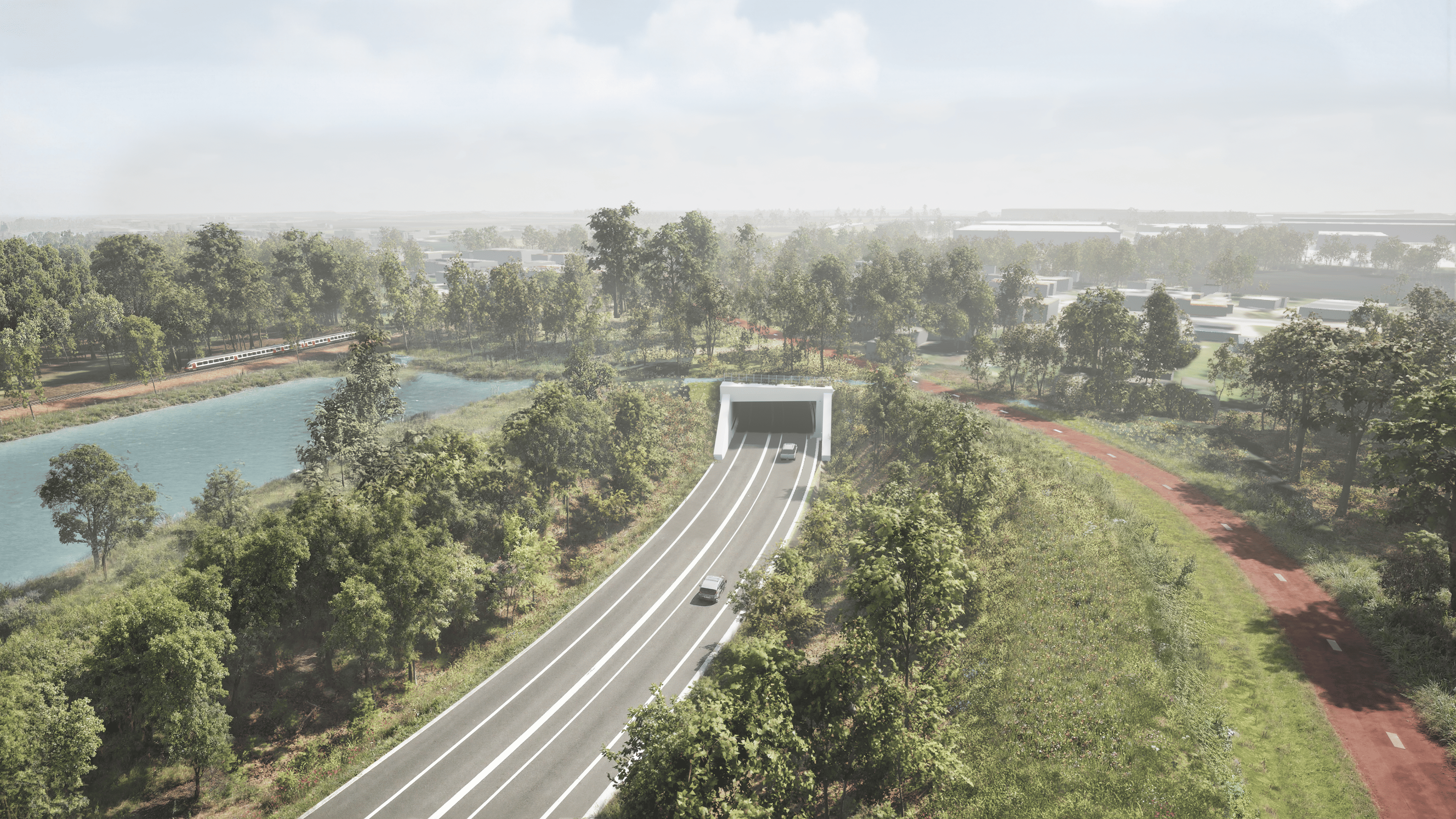 Tunnel Eigenlo - noordelijke tunnelmond