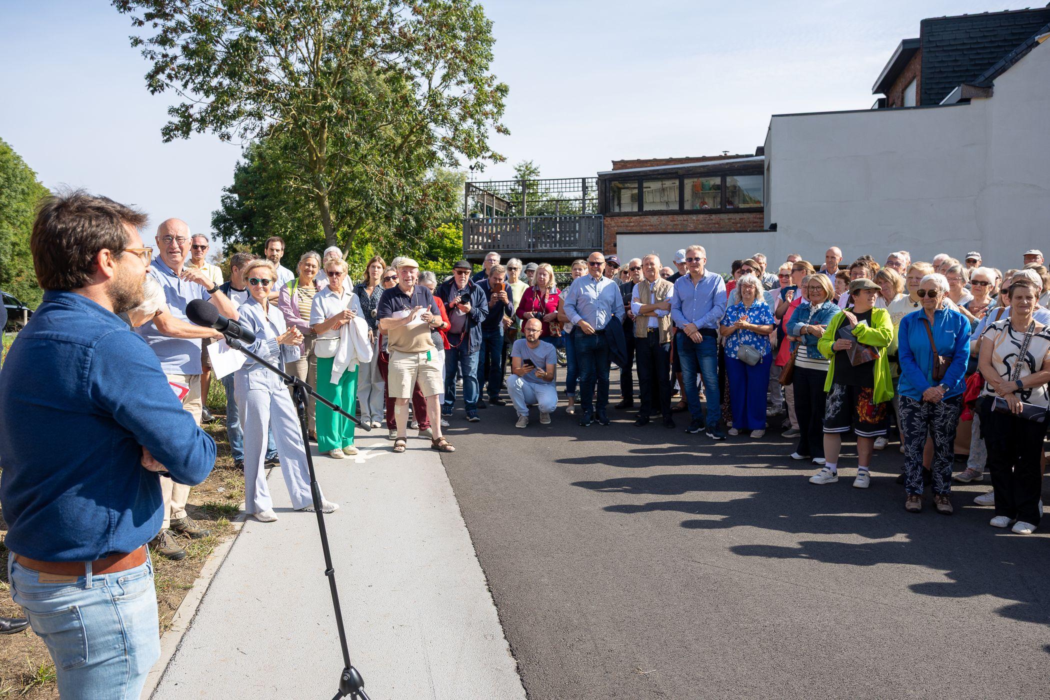 Feestelijke inhuldiging fietstunnel onder N171 in Kontich