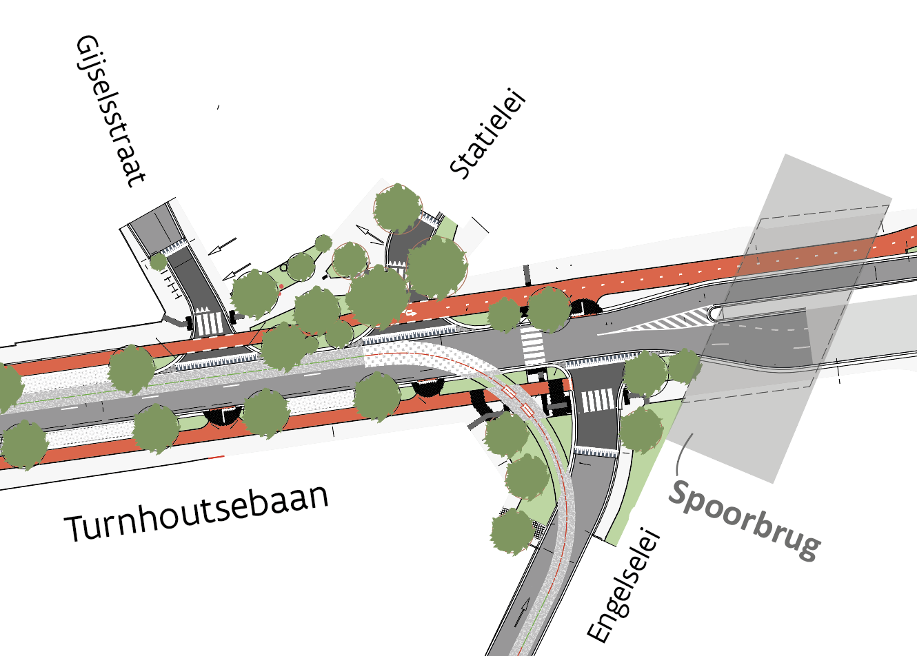 Ontwerpplan - Kruispunt Turnhoutsebaan met Engelselei