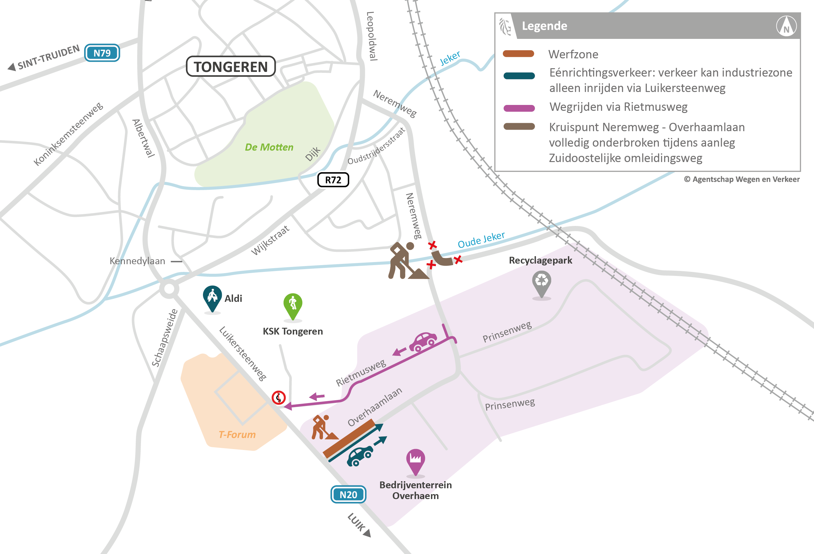 N79 Overhaamlaan Tongeren - Fase 4 nutswerken